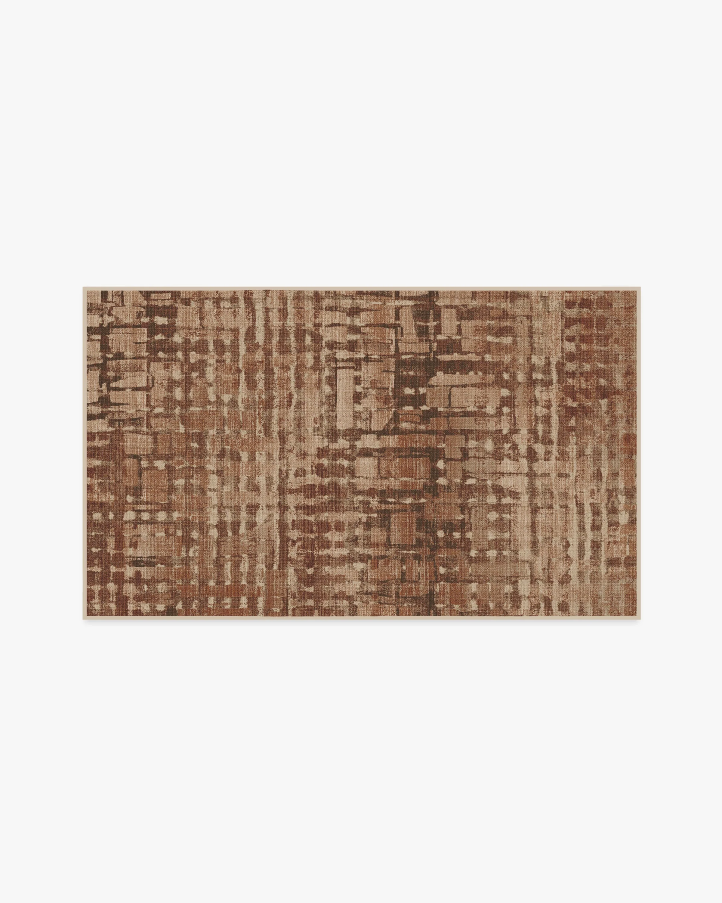 Brooklyn Copper Clay Rug by Architectural Digest