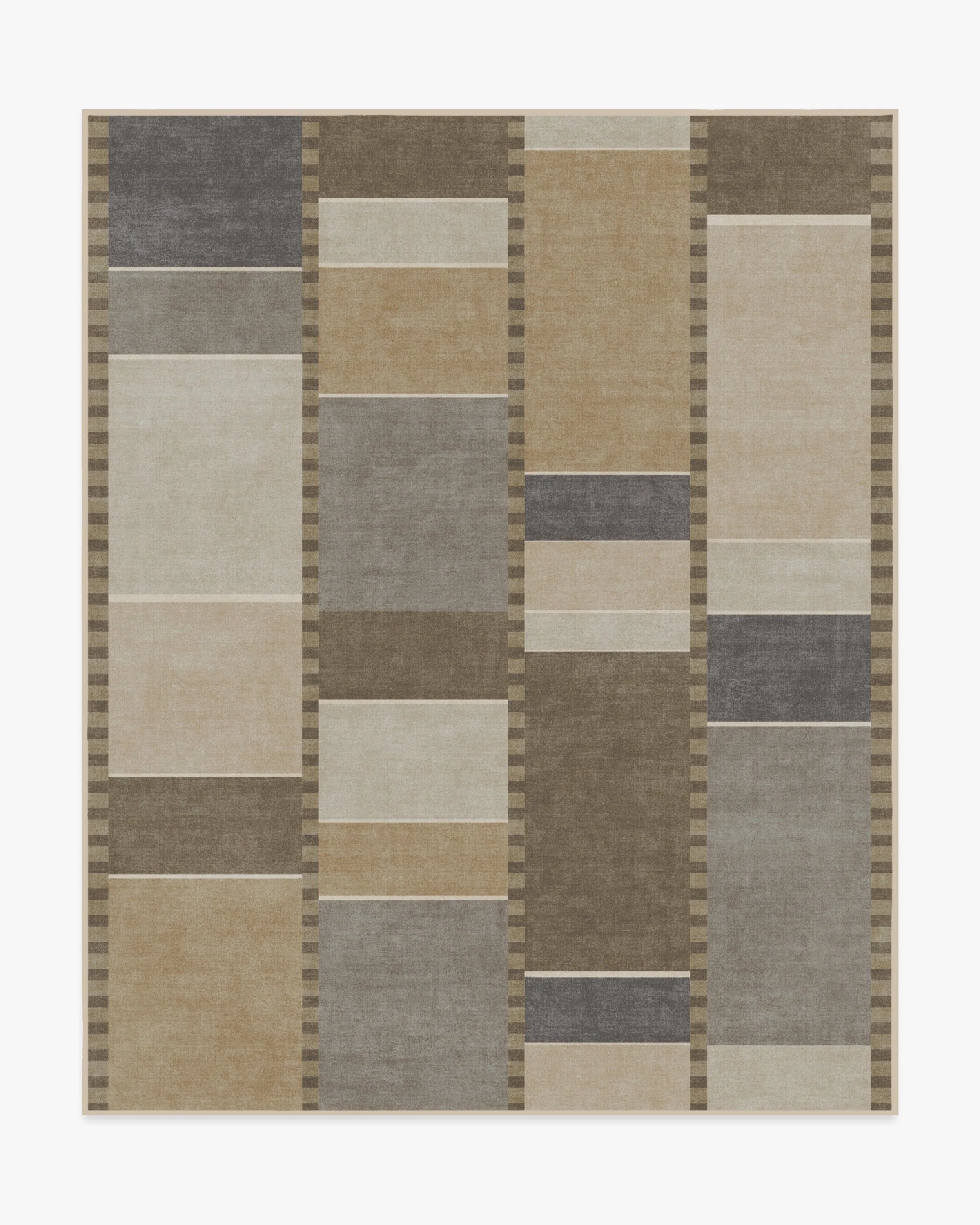 Vienna Beige & Stone Flatwoven Rug by Michael Michalsky