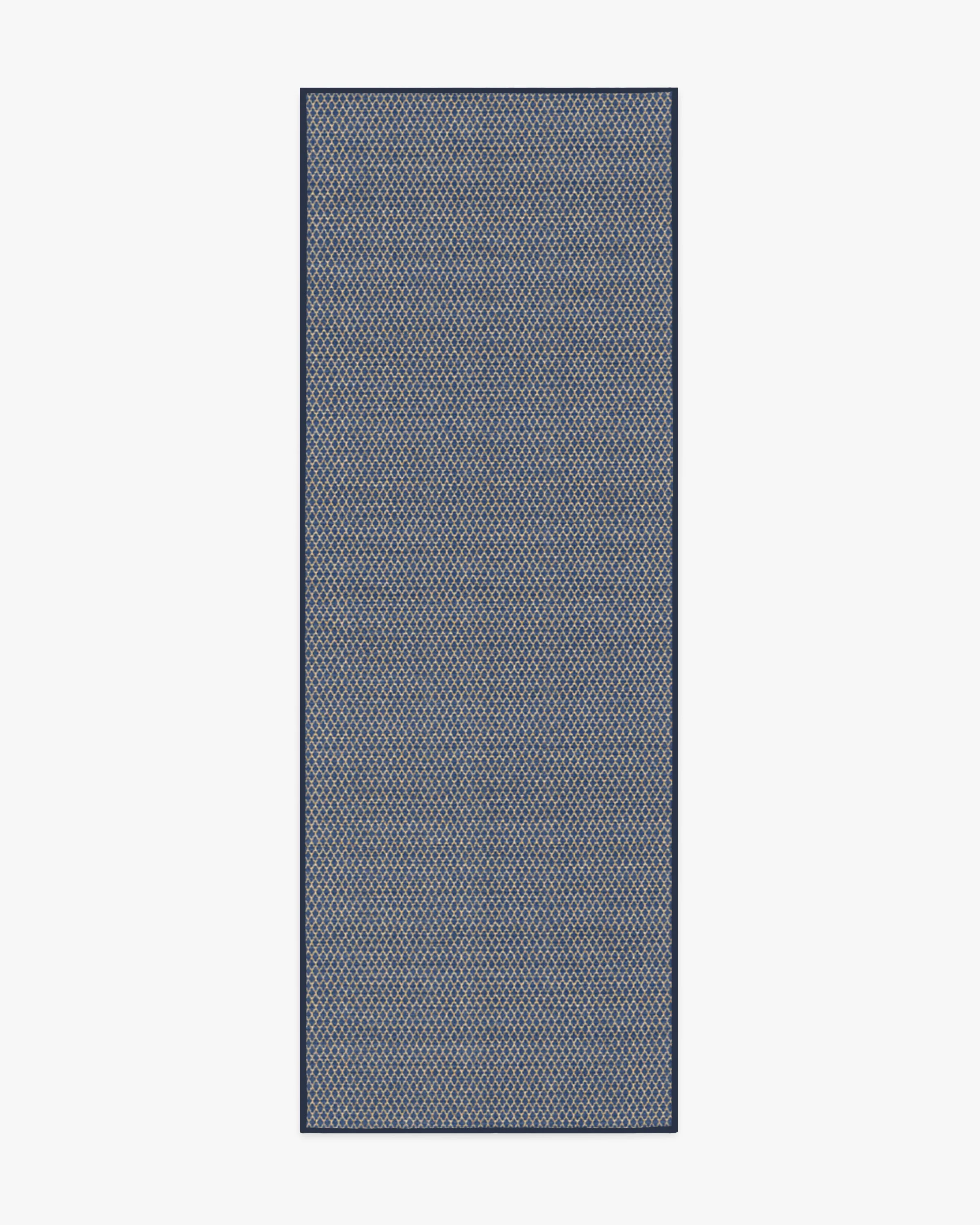 Tillie Solid Soft Navy Re-Jute Rug