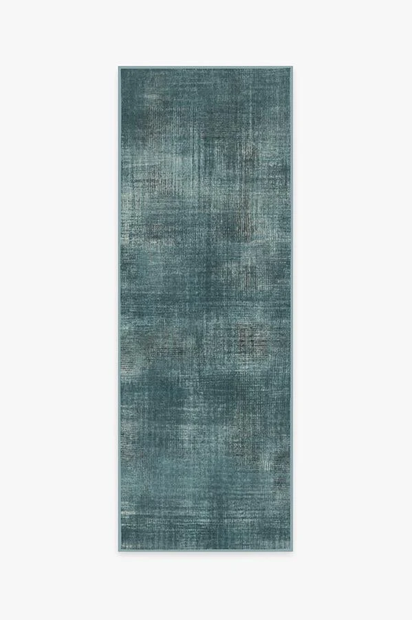 Sudaria Solid Teal Blue Rug