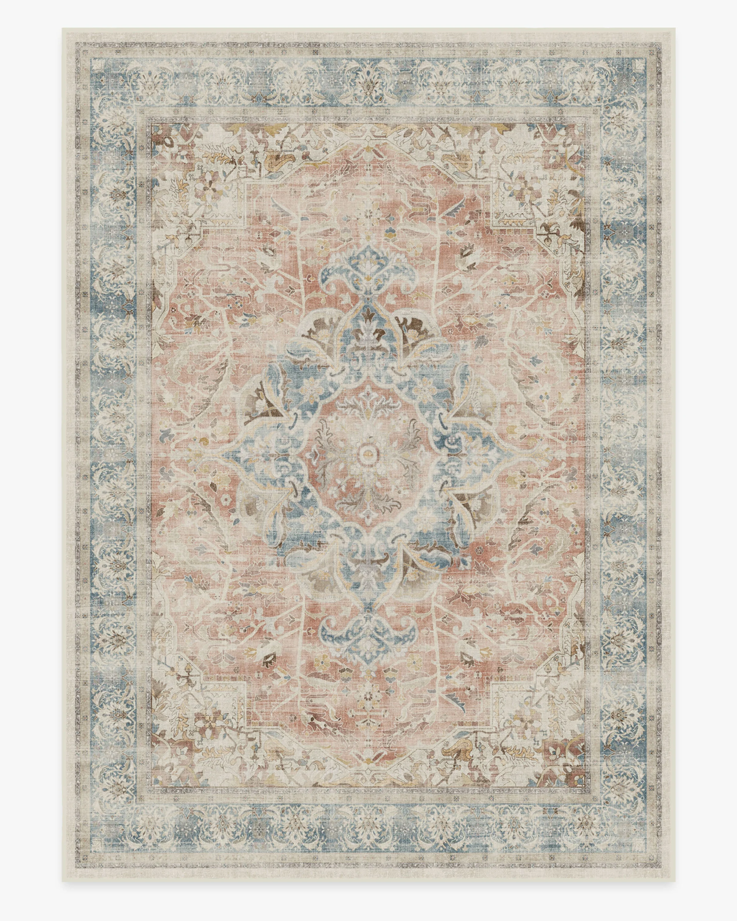 Sarrah Coral Flatwoven Rug