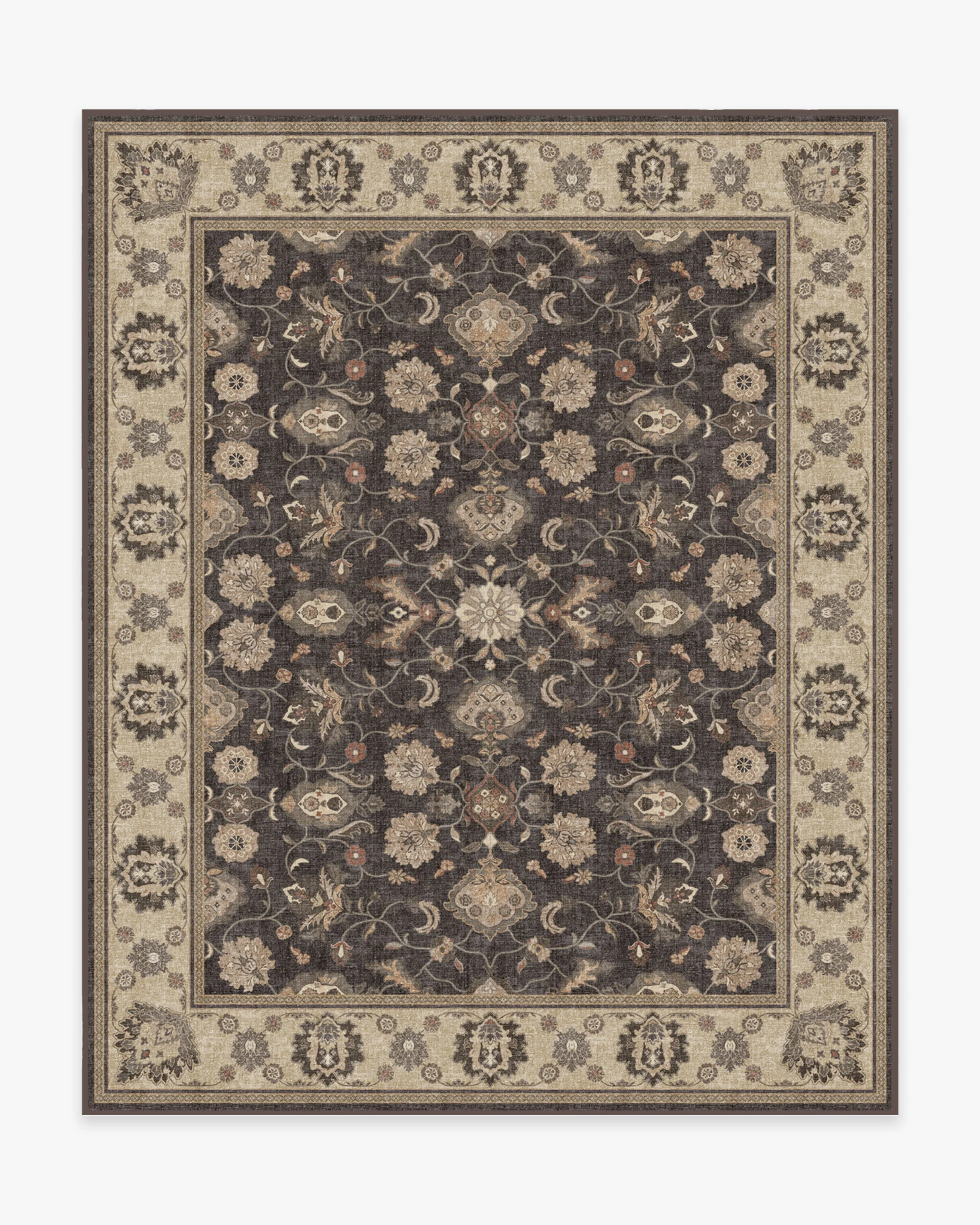 Odette Dark Wood Flatwoven Rug