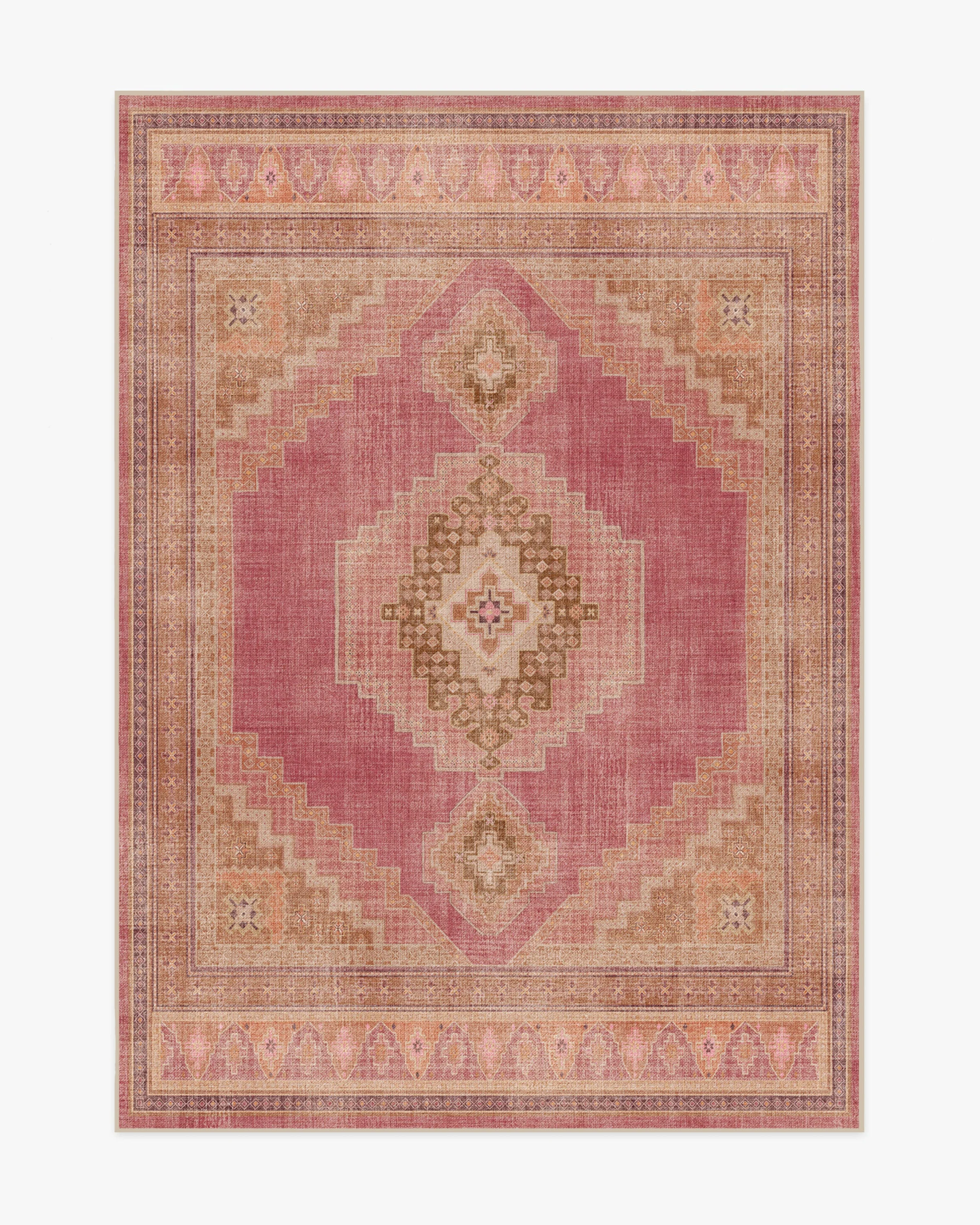 Rayne Pink & Orange Flatwoven Rug