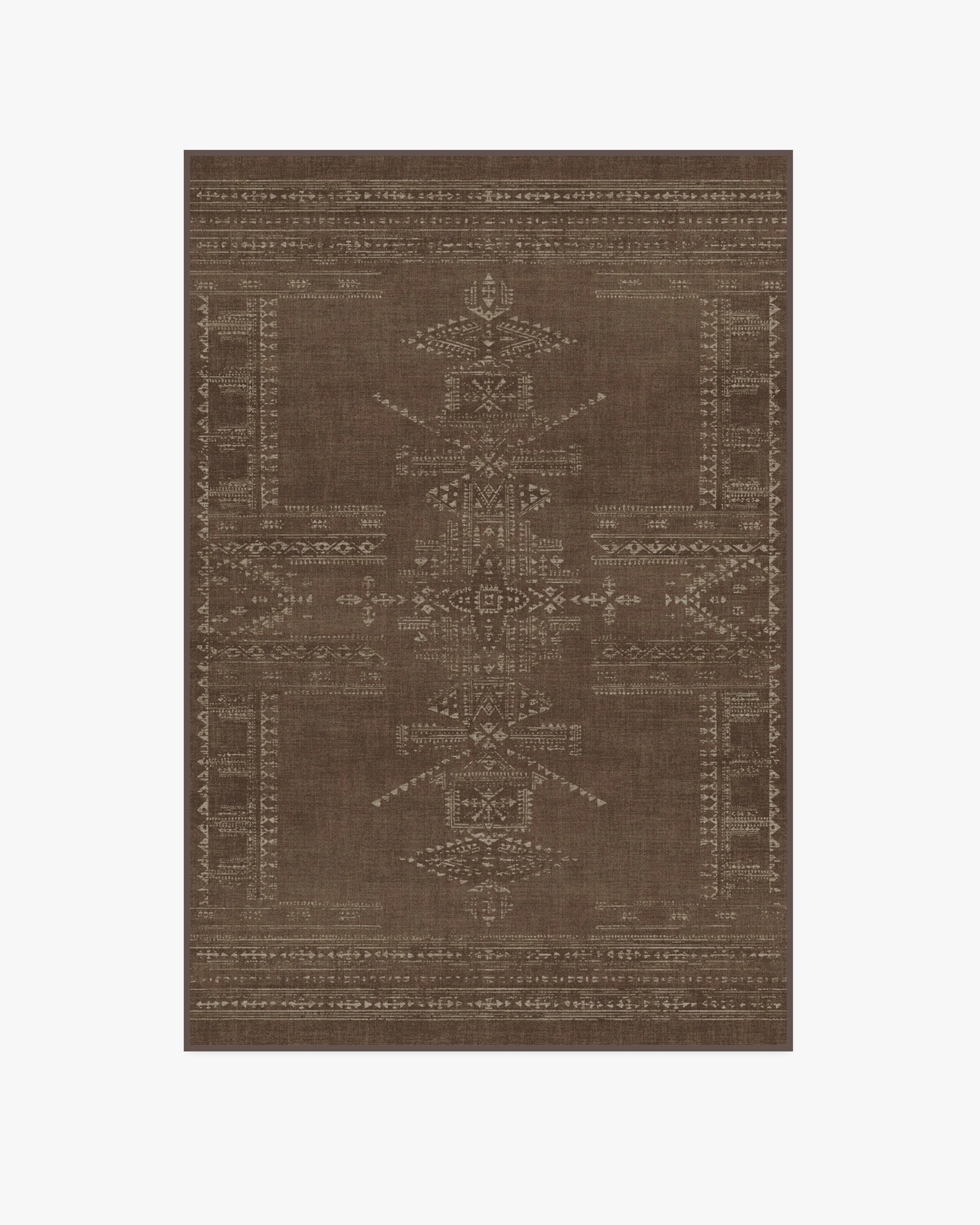 Amira Brown Flatwoven Rug by Martyn Lawrence Bullard