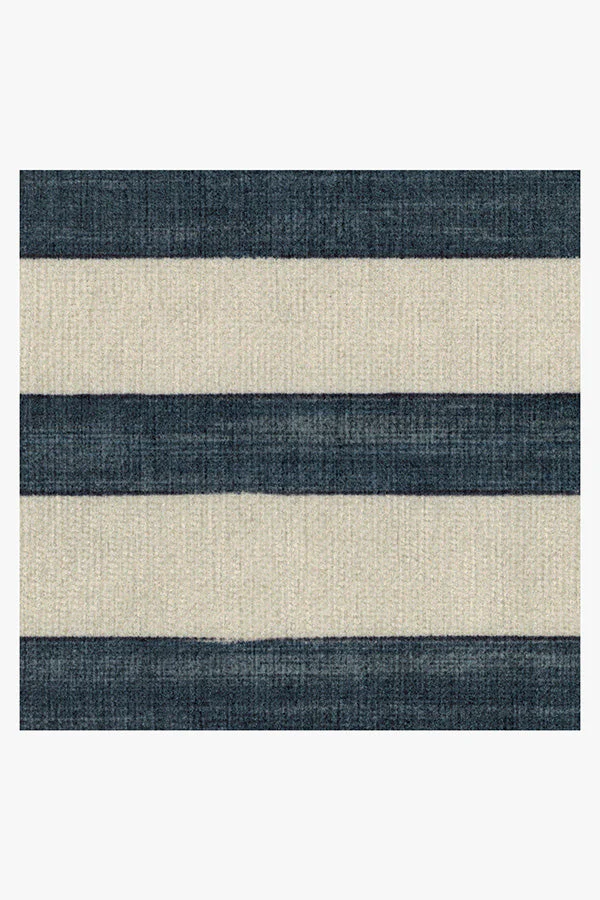 Sumi Sailor Stripe Navy Flatwoven Rug