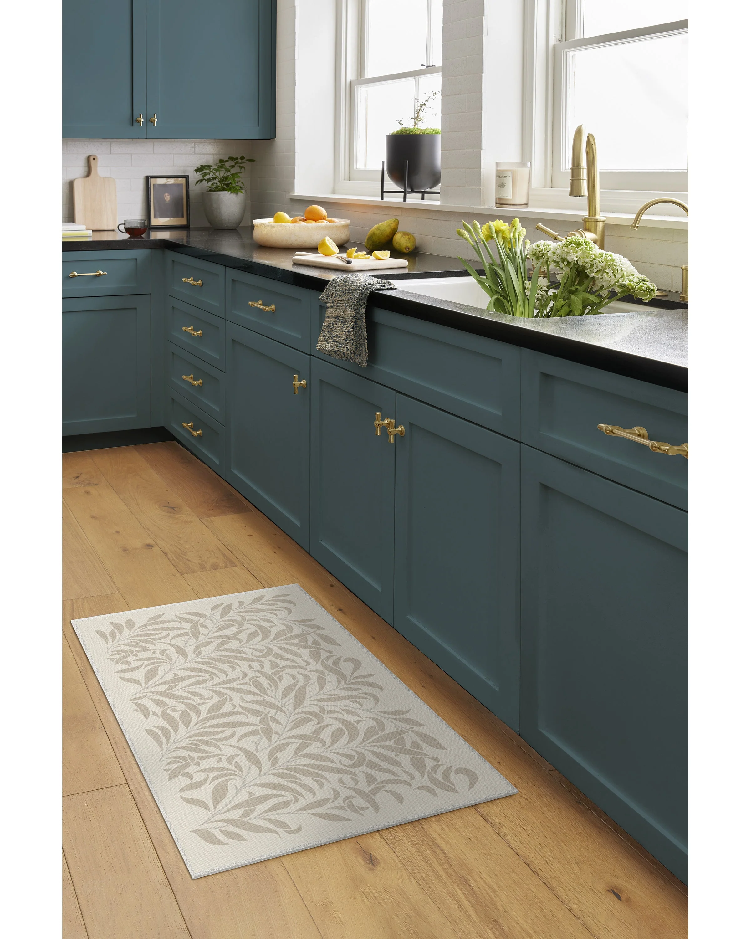 Pure Willow Boughs Natural Flatwoven Rug by Morris & Co.