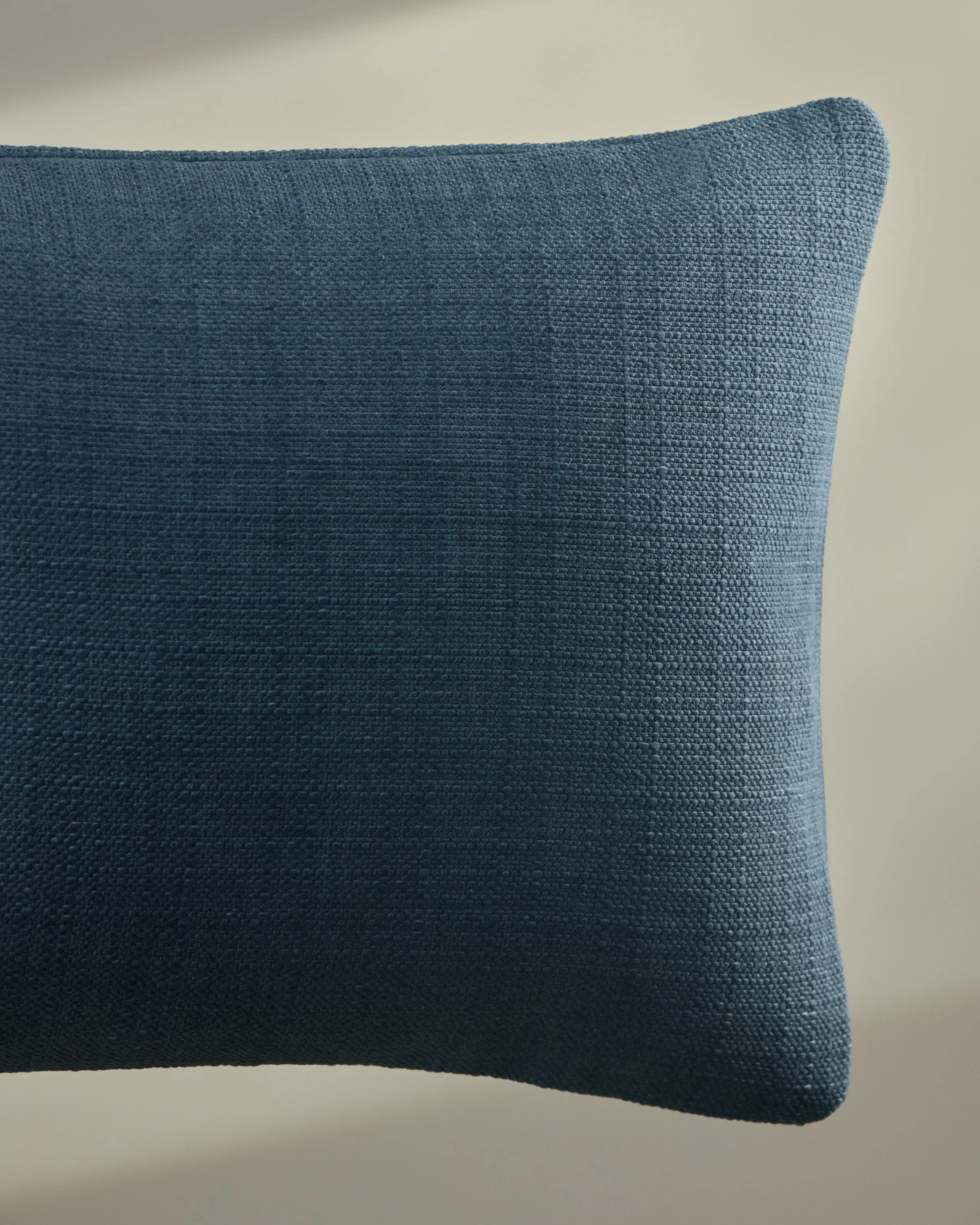 Indigo Woven Throw Pillow