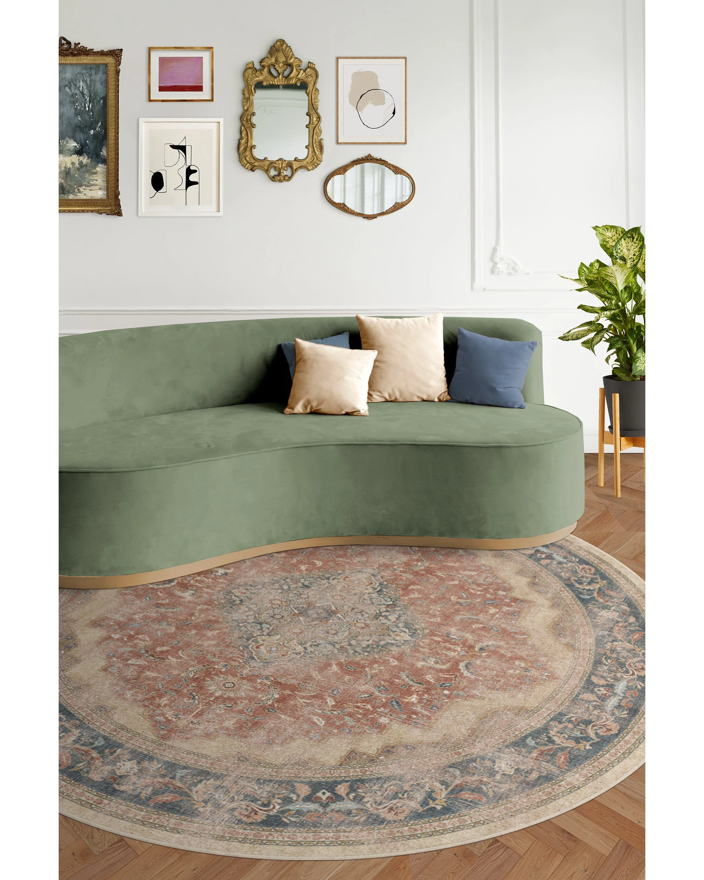 Adeline Antique Red Rug