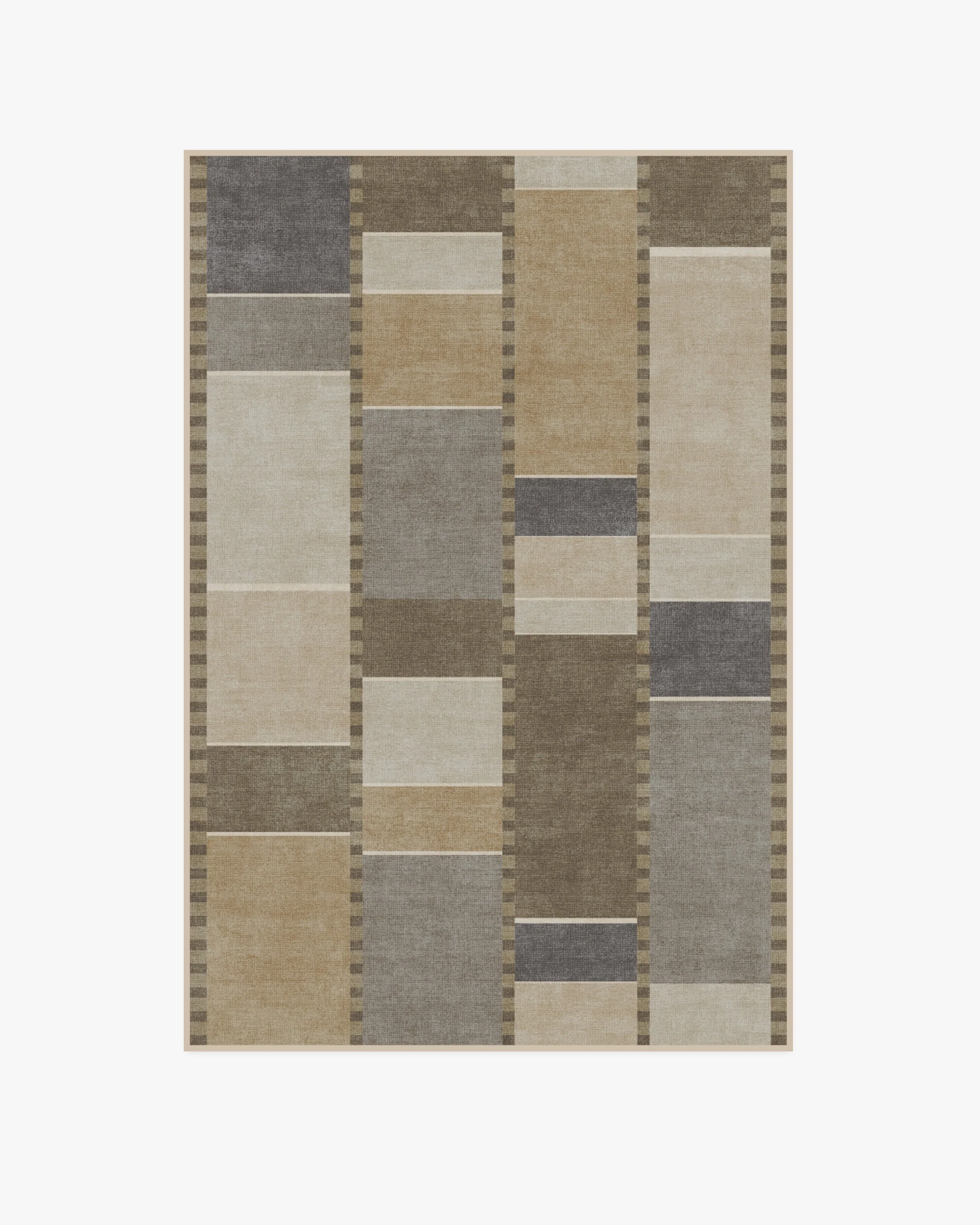 Vienna Beige & Stone Flatwoven Rug by Michael Michalsky