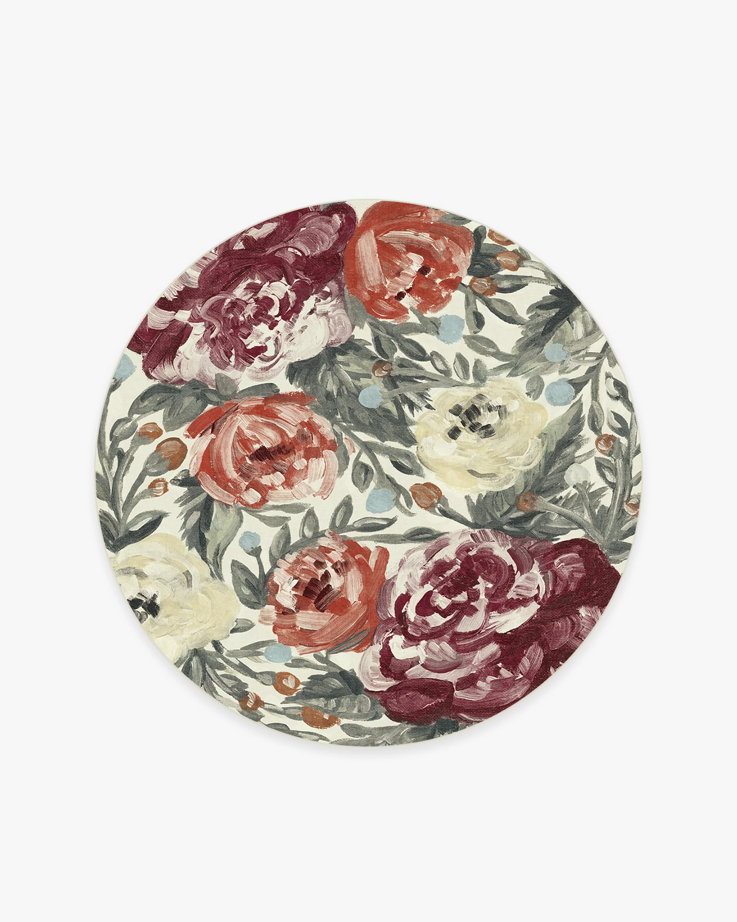 Camellia Currant Flatwoven Rug