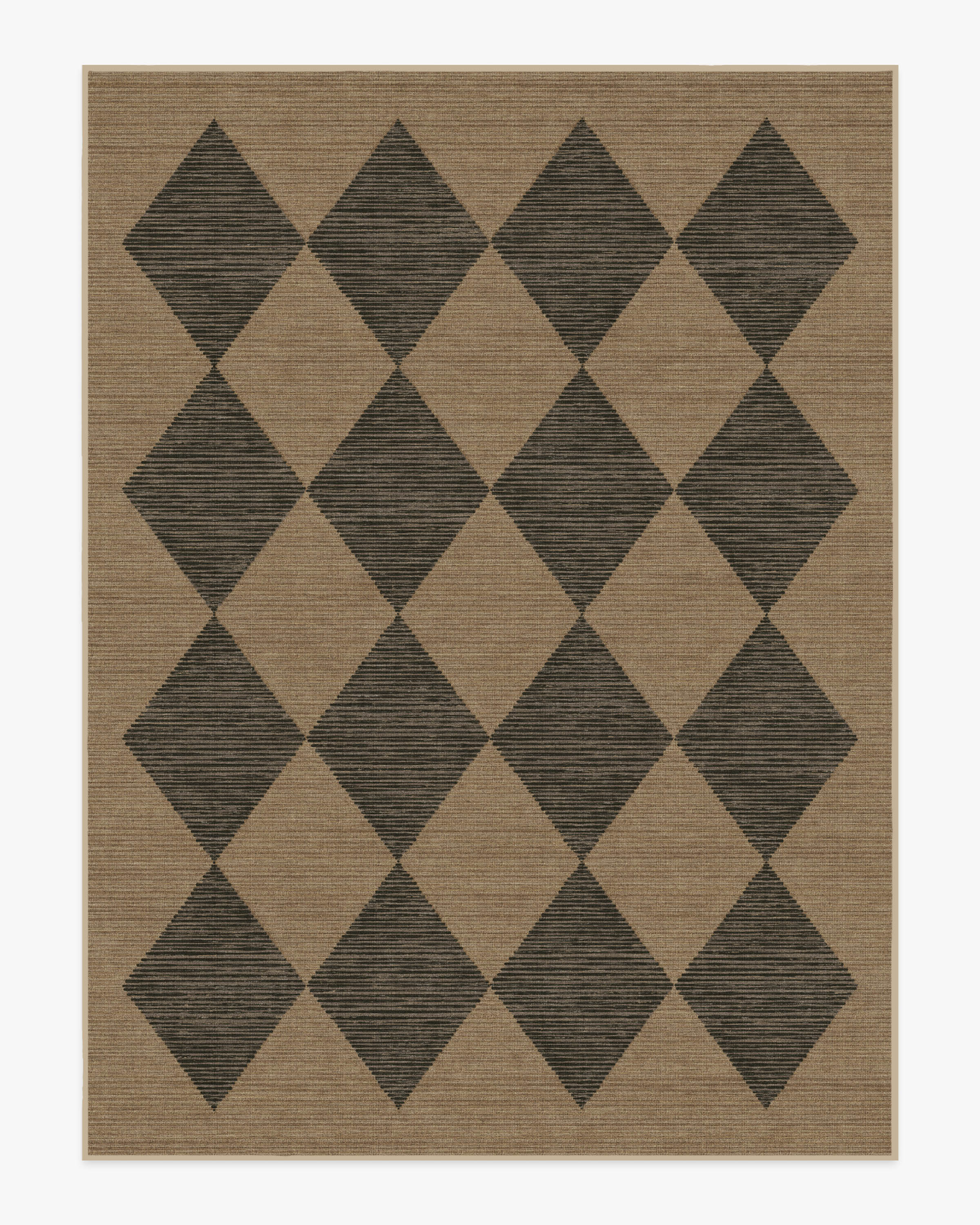 Salerno Soft Black Re-Jute Rug by goop