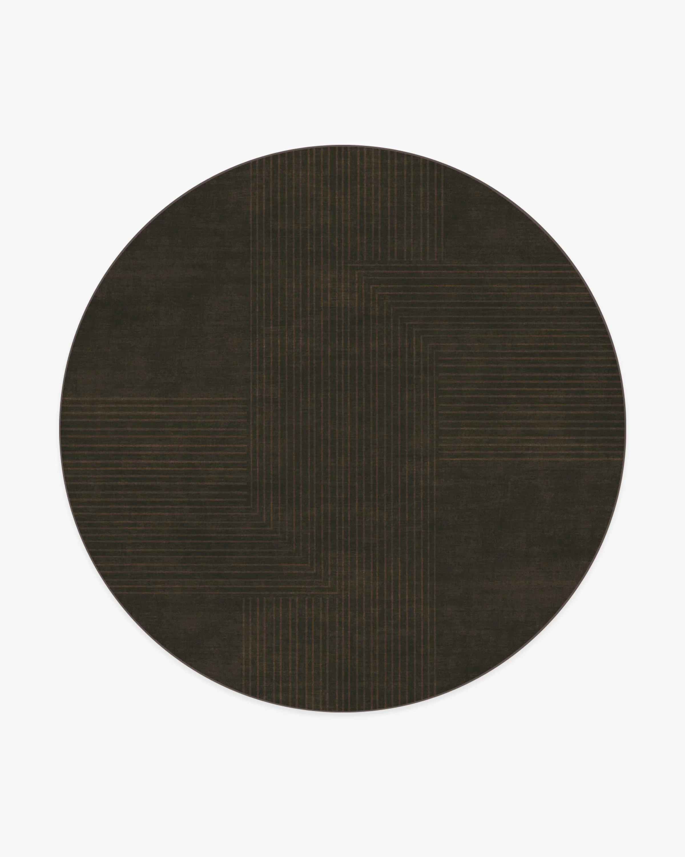 Bel Air Dark Chocolate Flatwoven Rug by The Hiltons