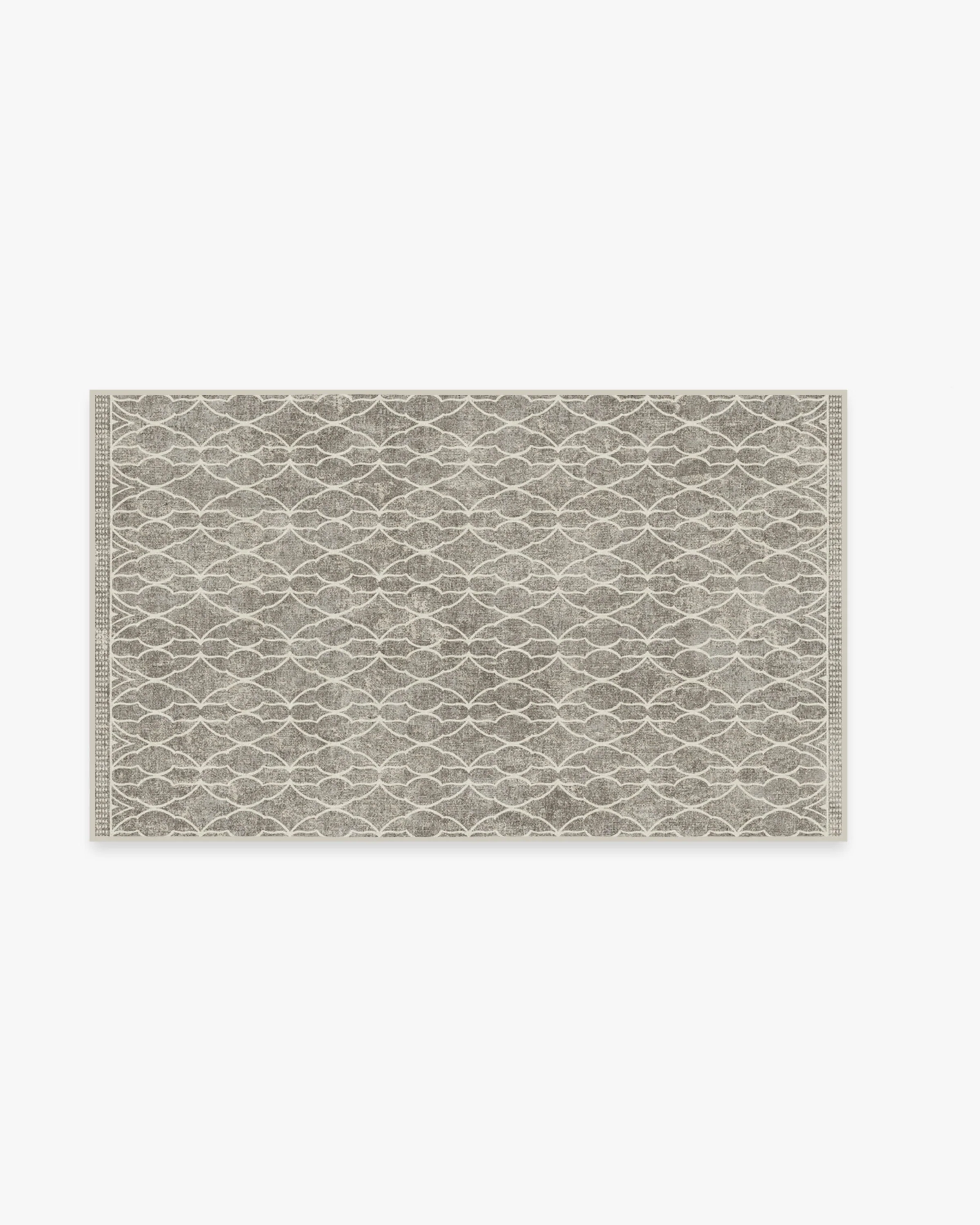 Grogu™ Trellis Ash Grey Flatwoven Rug