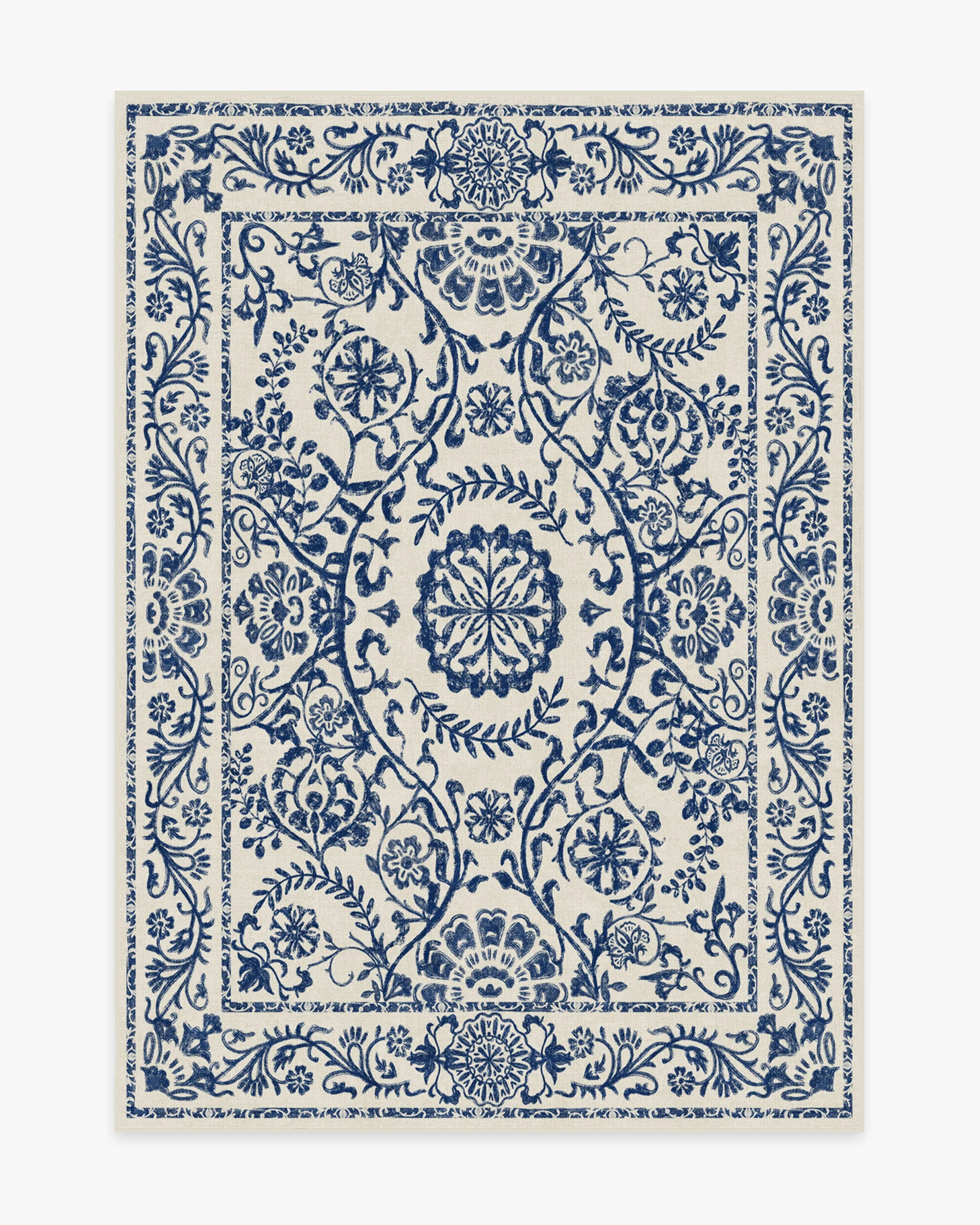 Delphina Delft Blue Flatwoven Rug