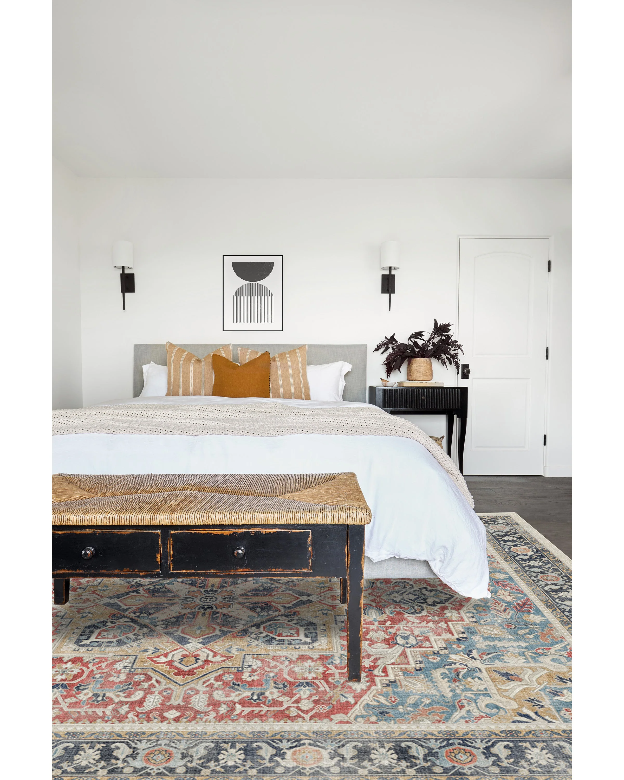 Kamran Cayenne Red Flatwoven Rug