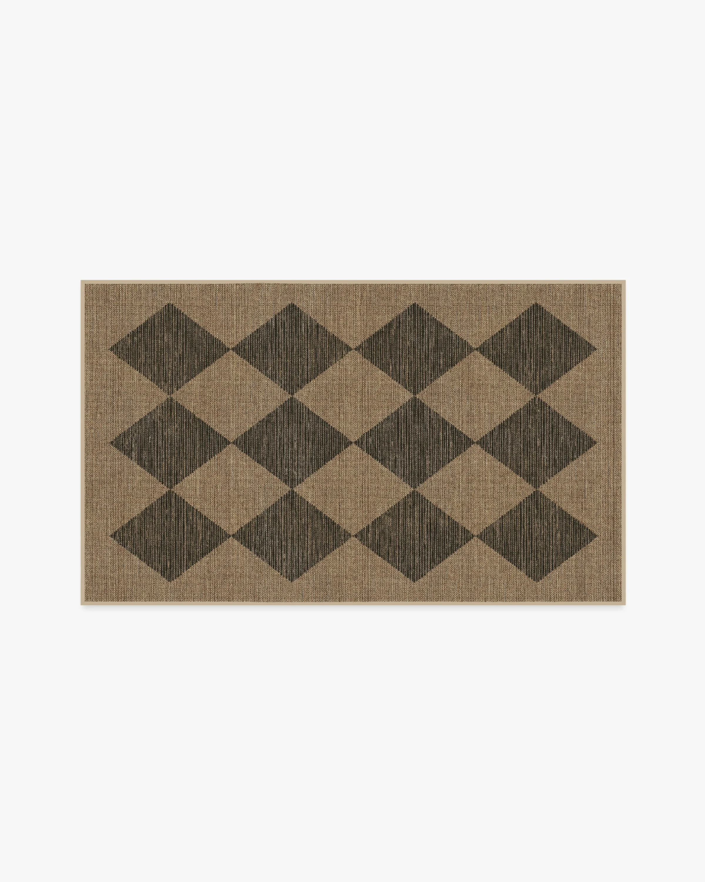 Salerno Soft Black Re-Jute Rug by goop