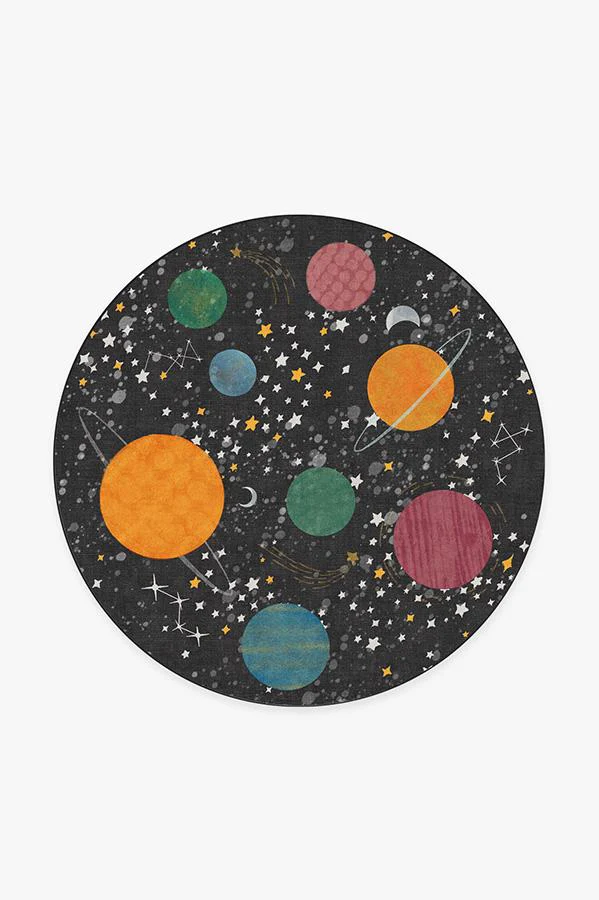 Outer Space Black Rug