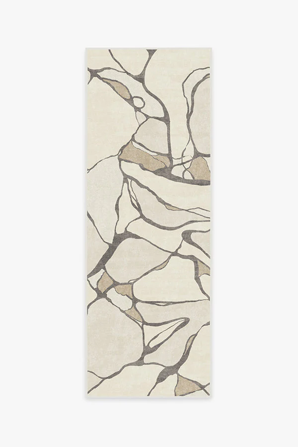 Aude Creme Flatwoven Rug by Nina Takesh