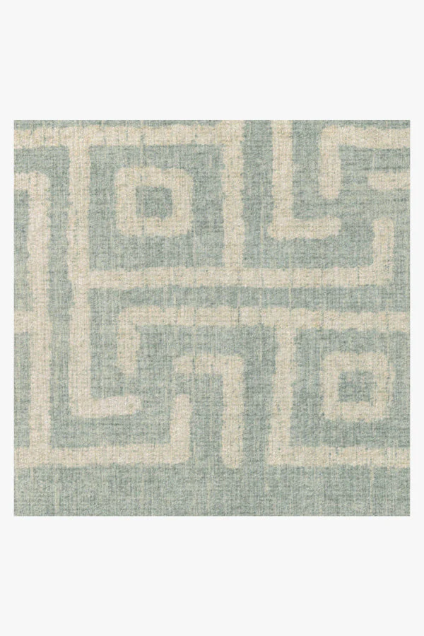 Rove Soft Aqua Flatwoven Rug