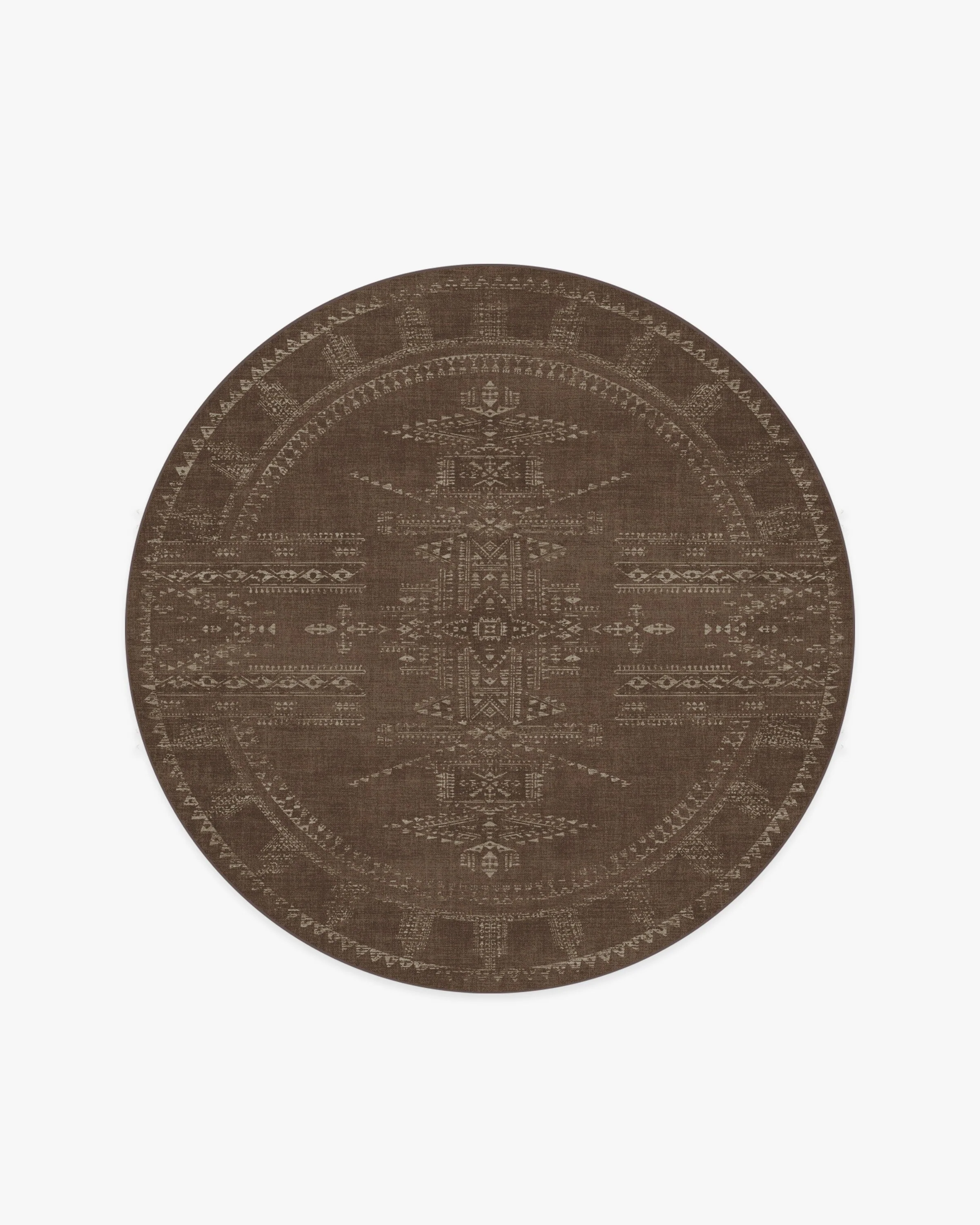 Amira Brown Flatwoven Rug by Martyn Lawrence Bullard