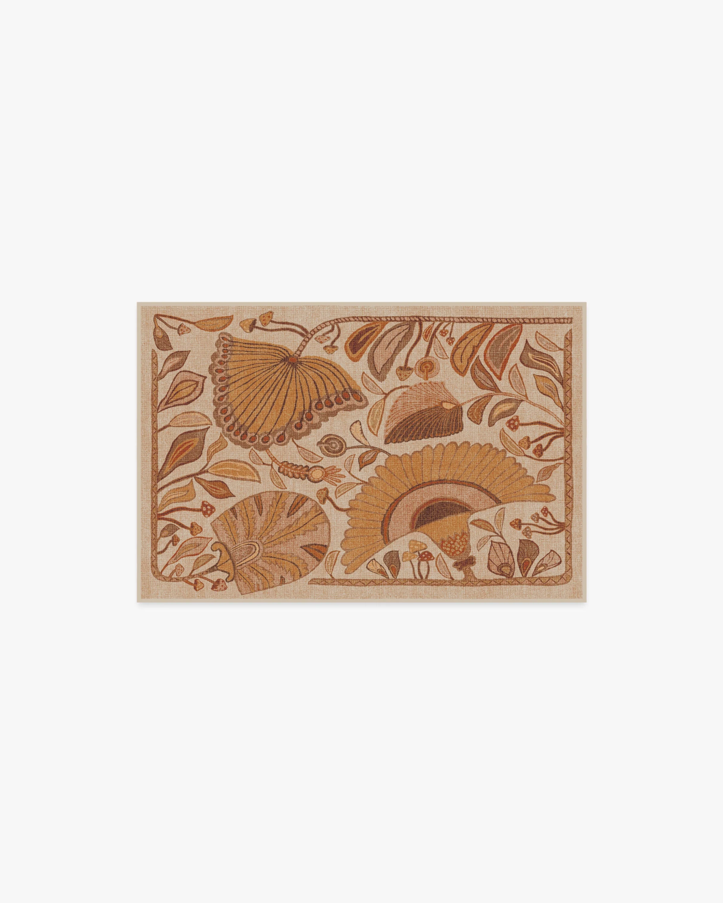 Alice Mellow Yellow Flatwoven Rug by Justina Blakeney
