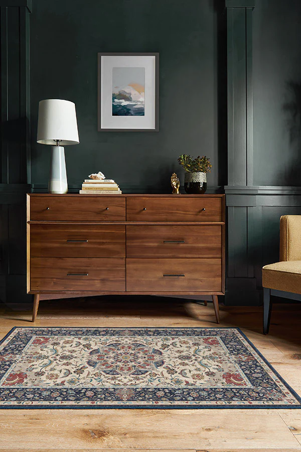 Sima Royal Blue Flatwoven Rug