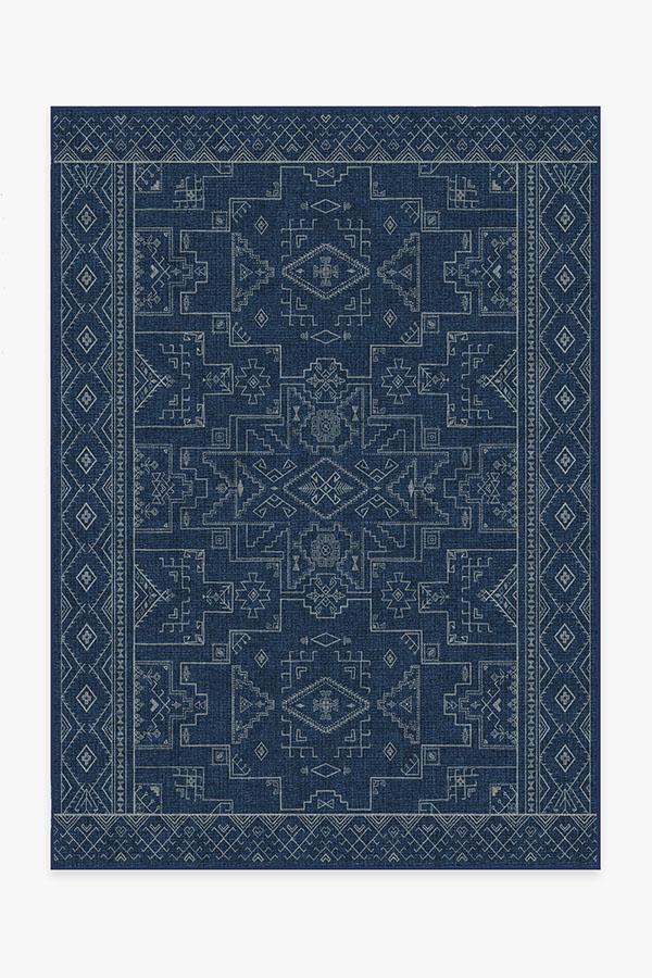 Leelu Navy Blue Flatwoven Rug