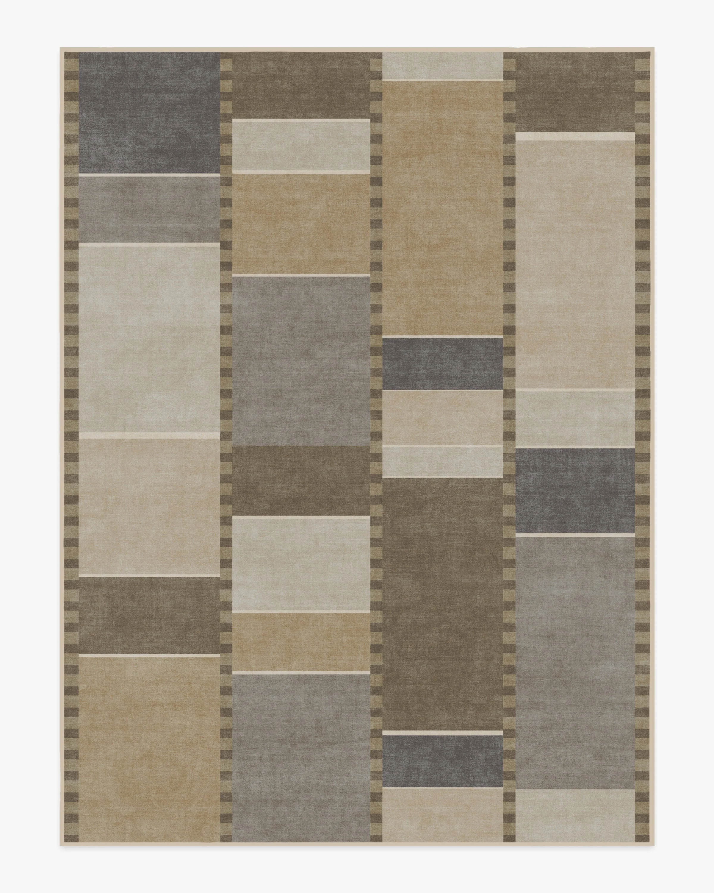 Vienna Beige & Stone Flatwoven Rug by Michael Michalsky