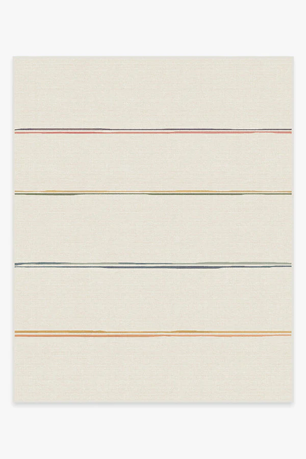 Stella Ivory Rainbow Rug by The Home Edit