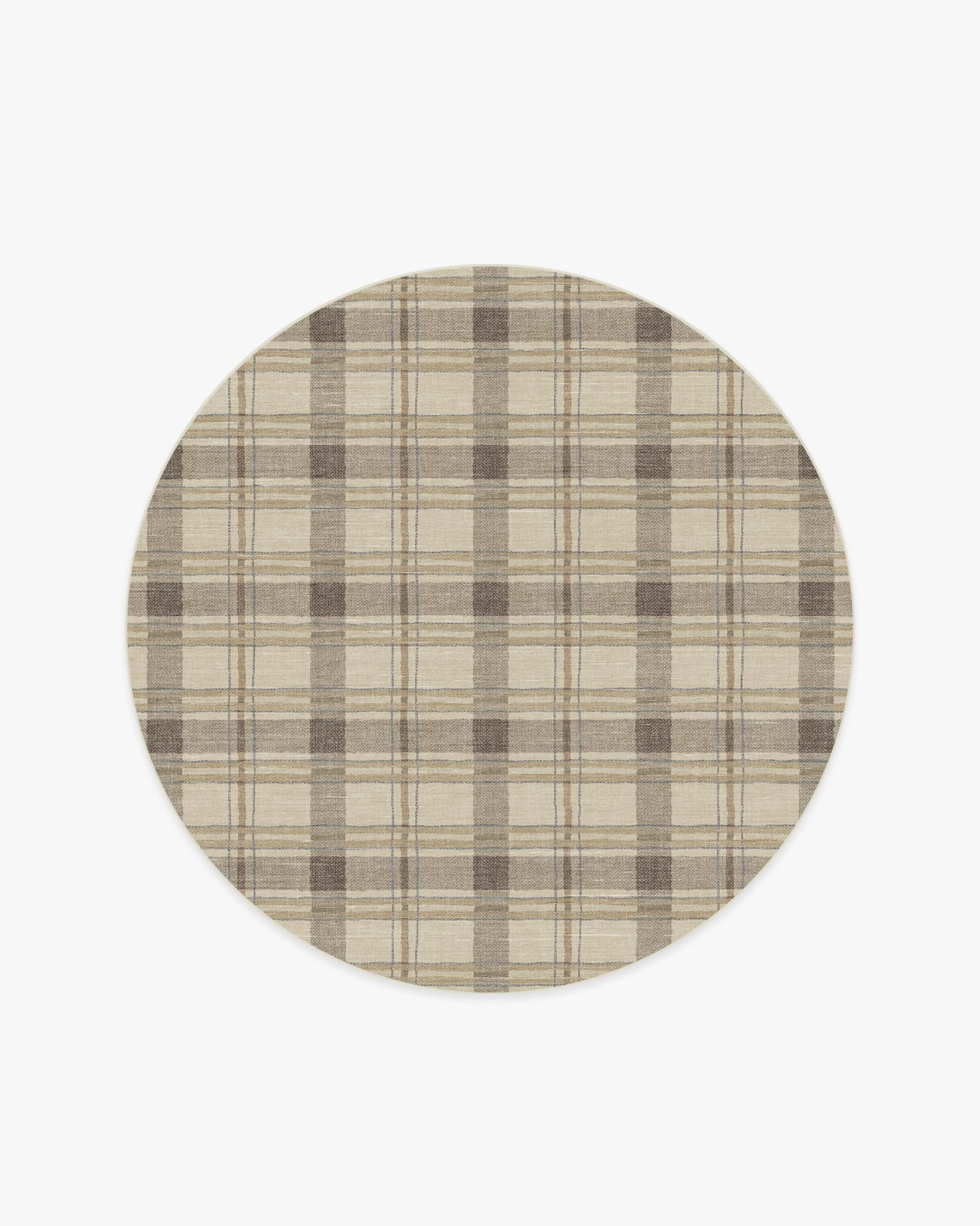 Piper Plaid Neutral Flatwoven Rug