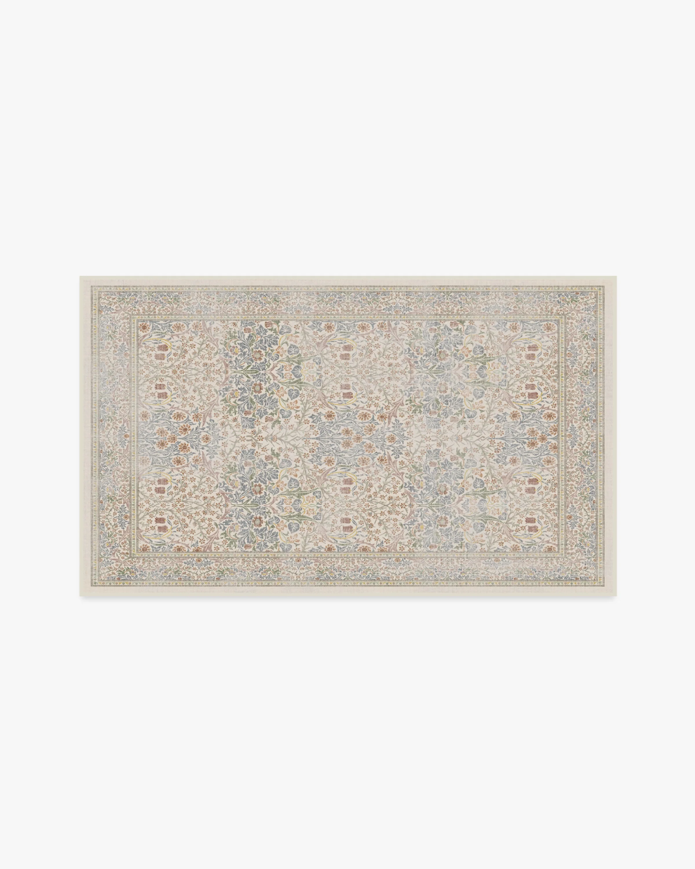 Blackthorn Ivory Flatwoven Rug by Morris & Co.