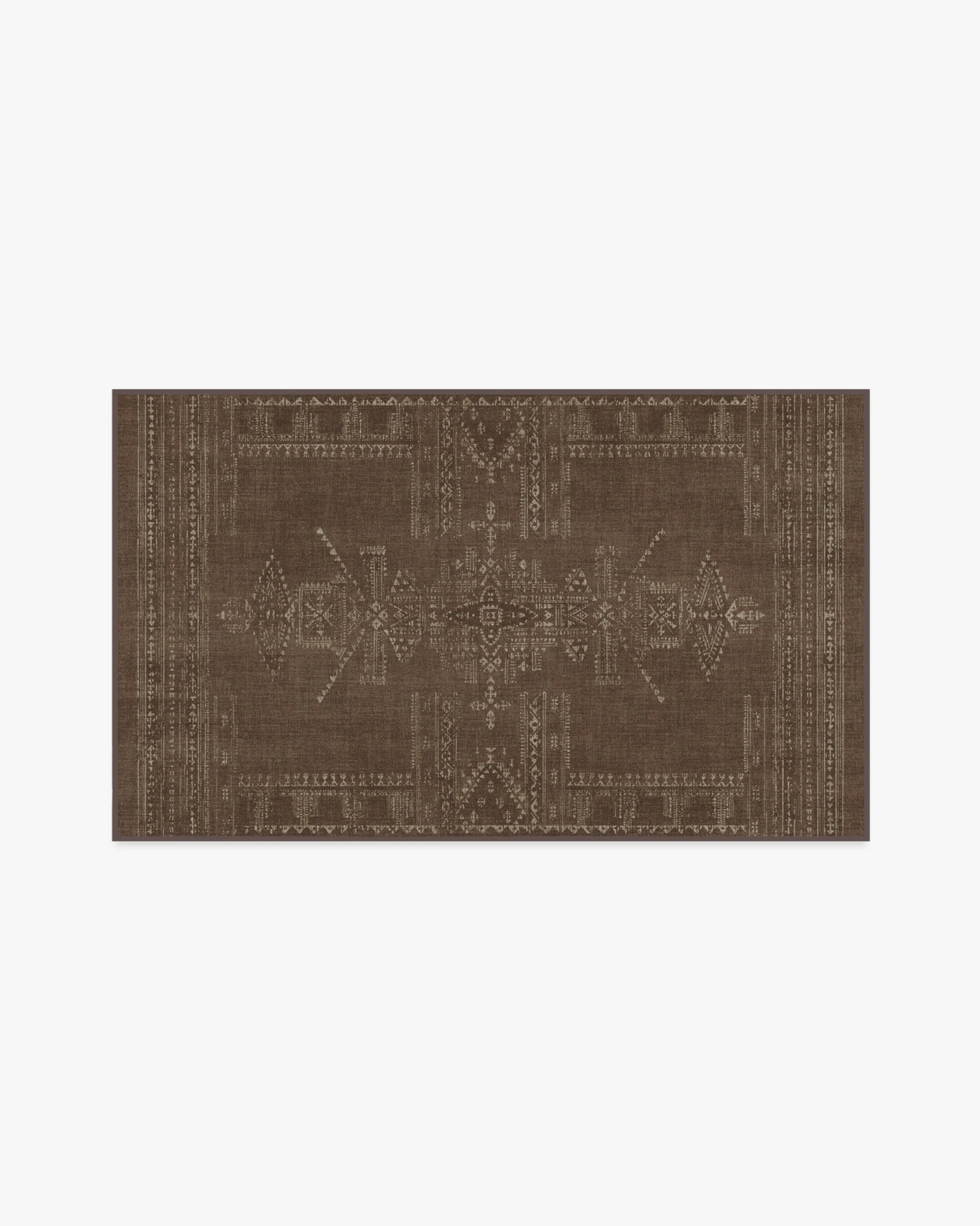 Amira Brown Flatwoven Rug by Martyn Lawrence Bullard
