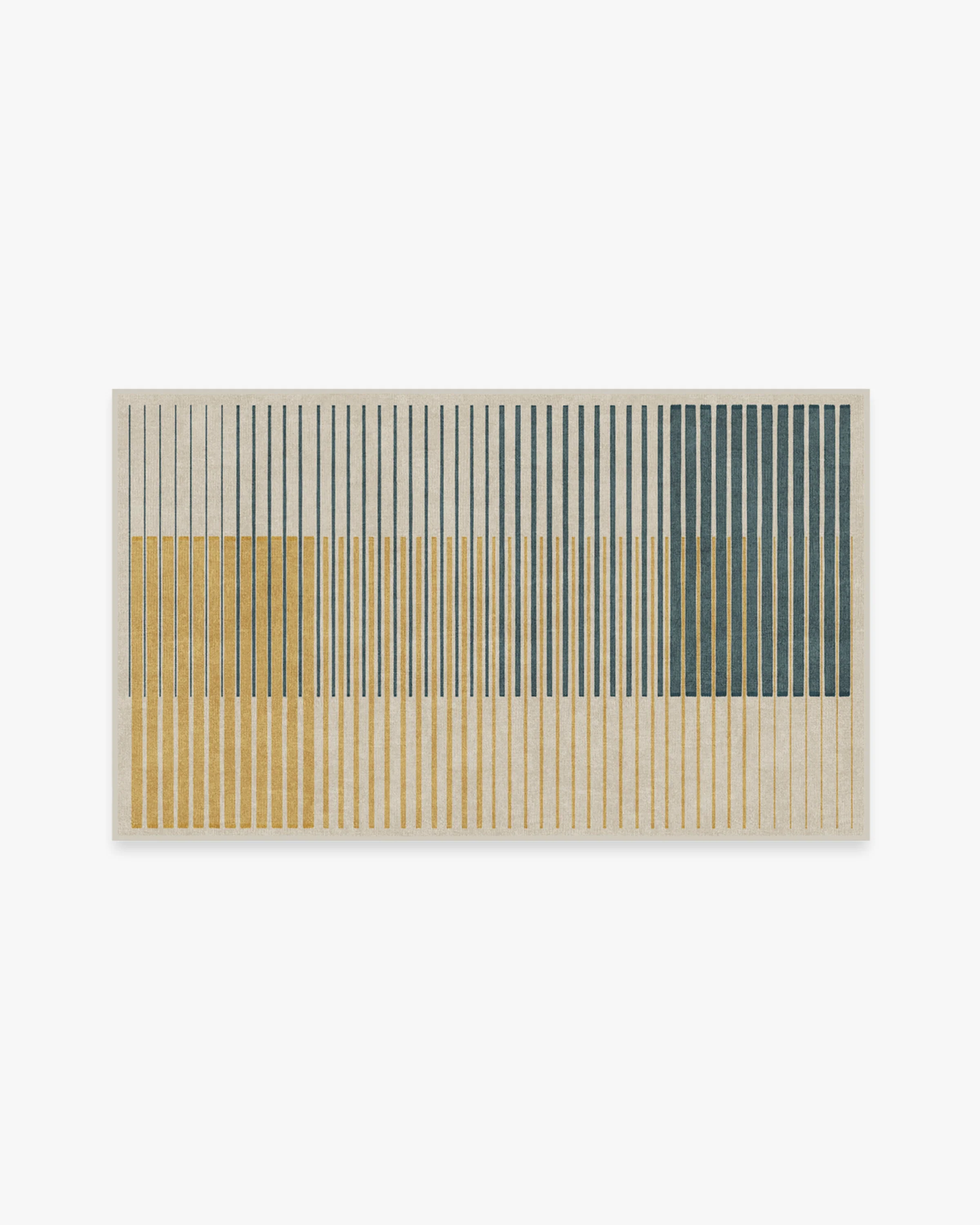 Gradasi Teal Quartz Rug