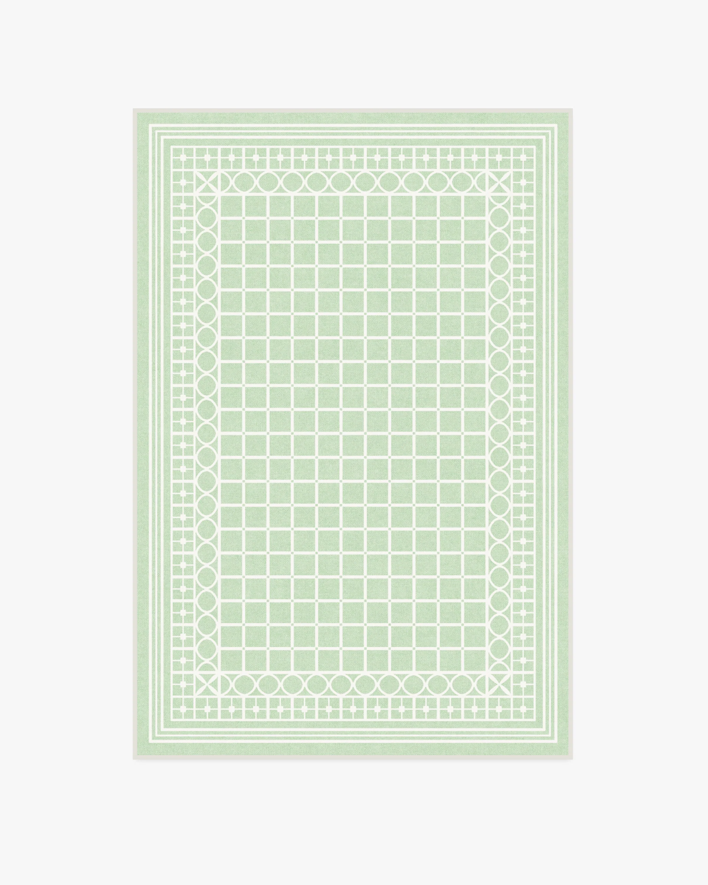 Palm Beach Powder Sage Rug by Gray Malin