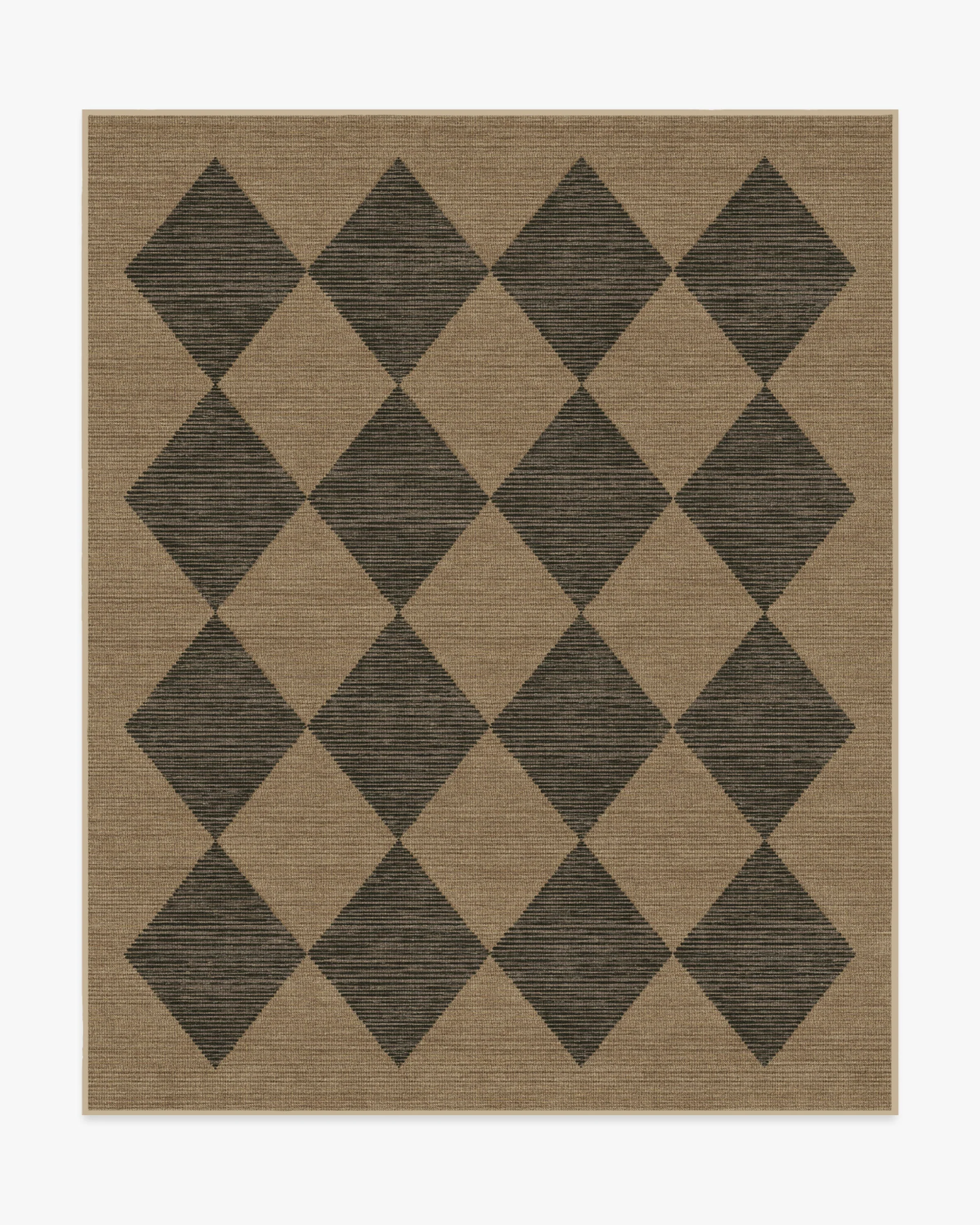 Salerno Soft Black Re-Jute Rug by goop