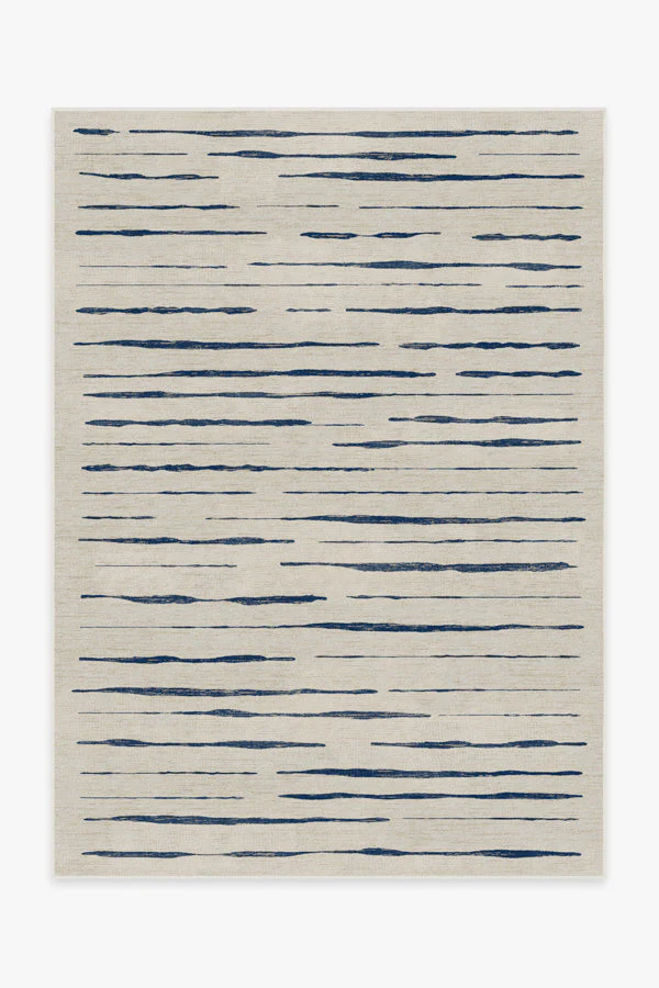Talas Stripe Indigo Flatwoven Rug
