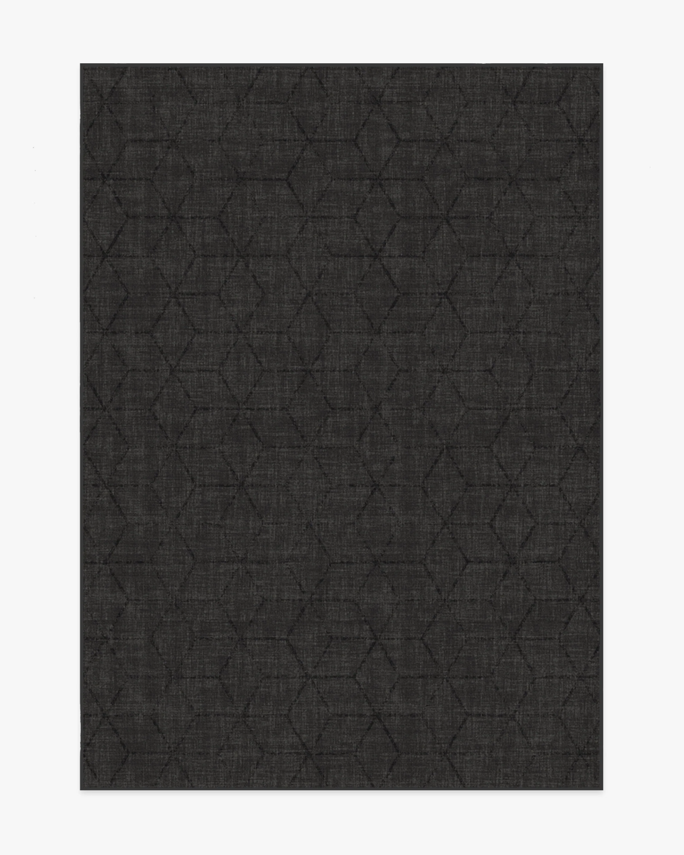 Prisma Soft Black Flatwoven Rug