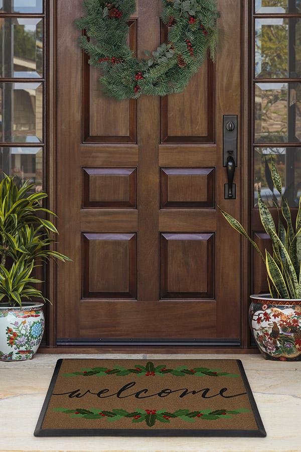 Welcome Holly Doormat