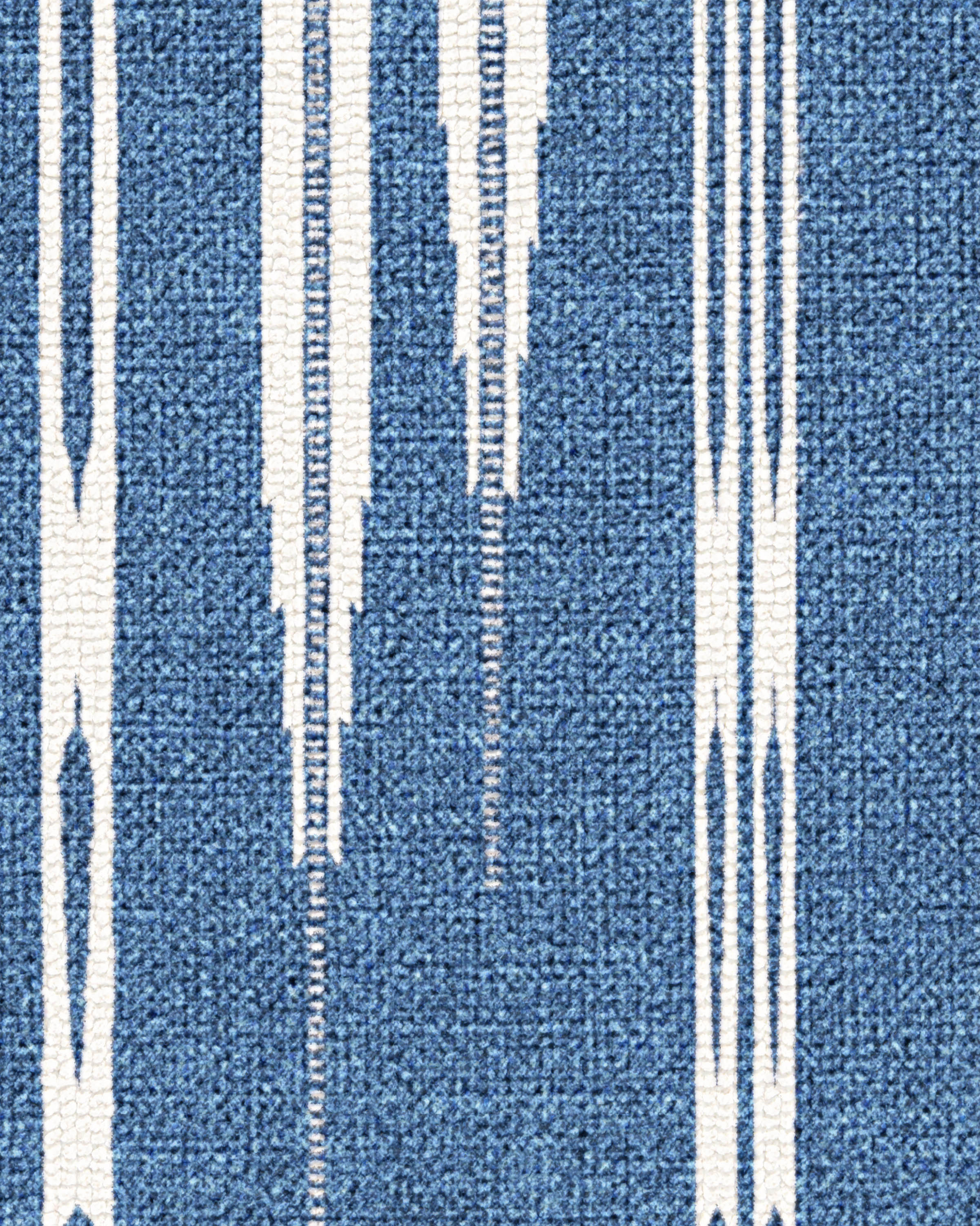 Raye Blue & Ivory Bath Mat