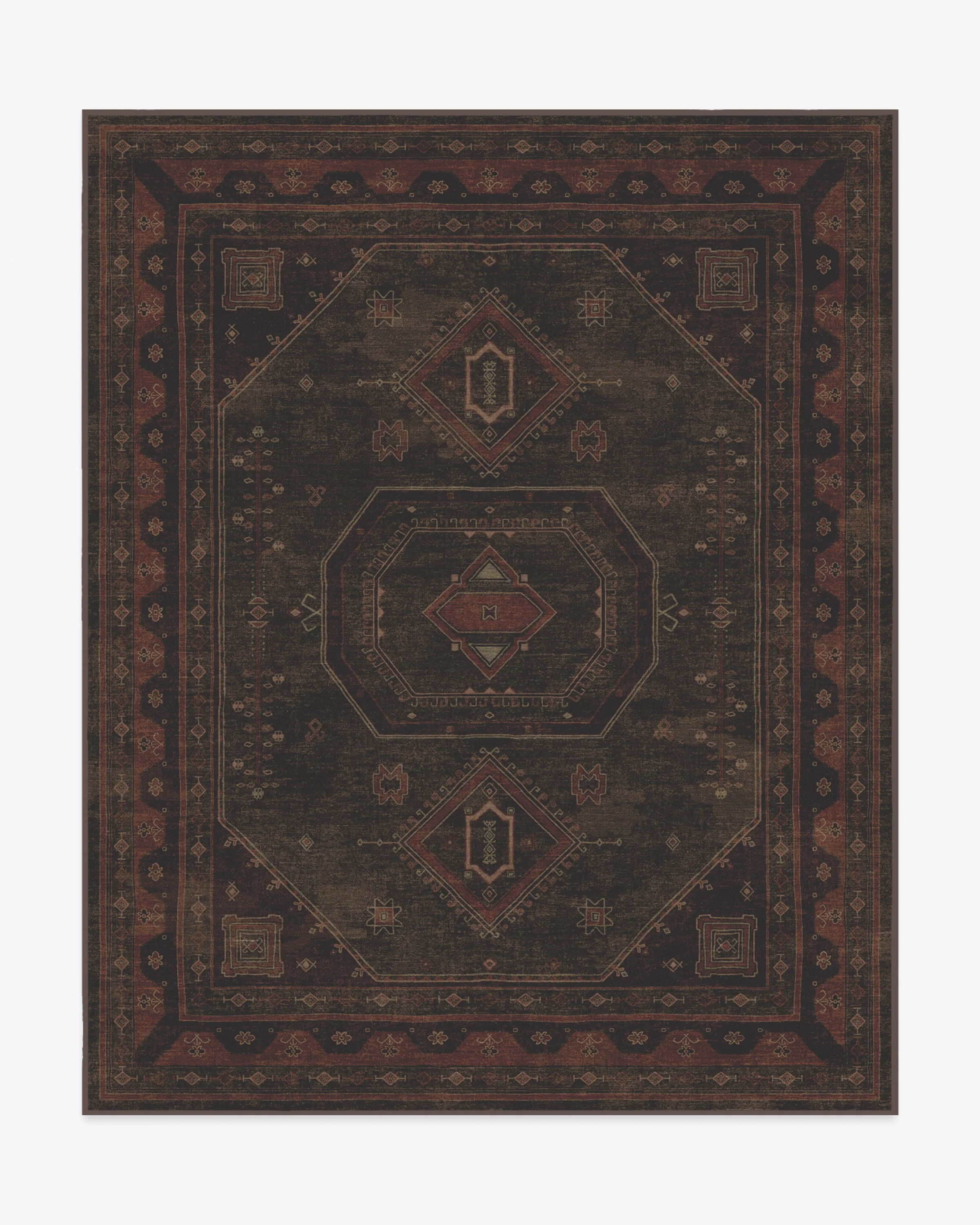 Shira Bordeaux Flatwoven Rug