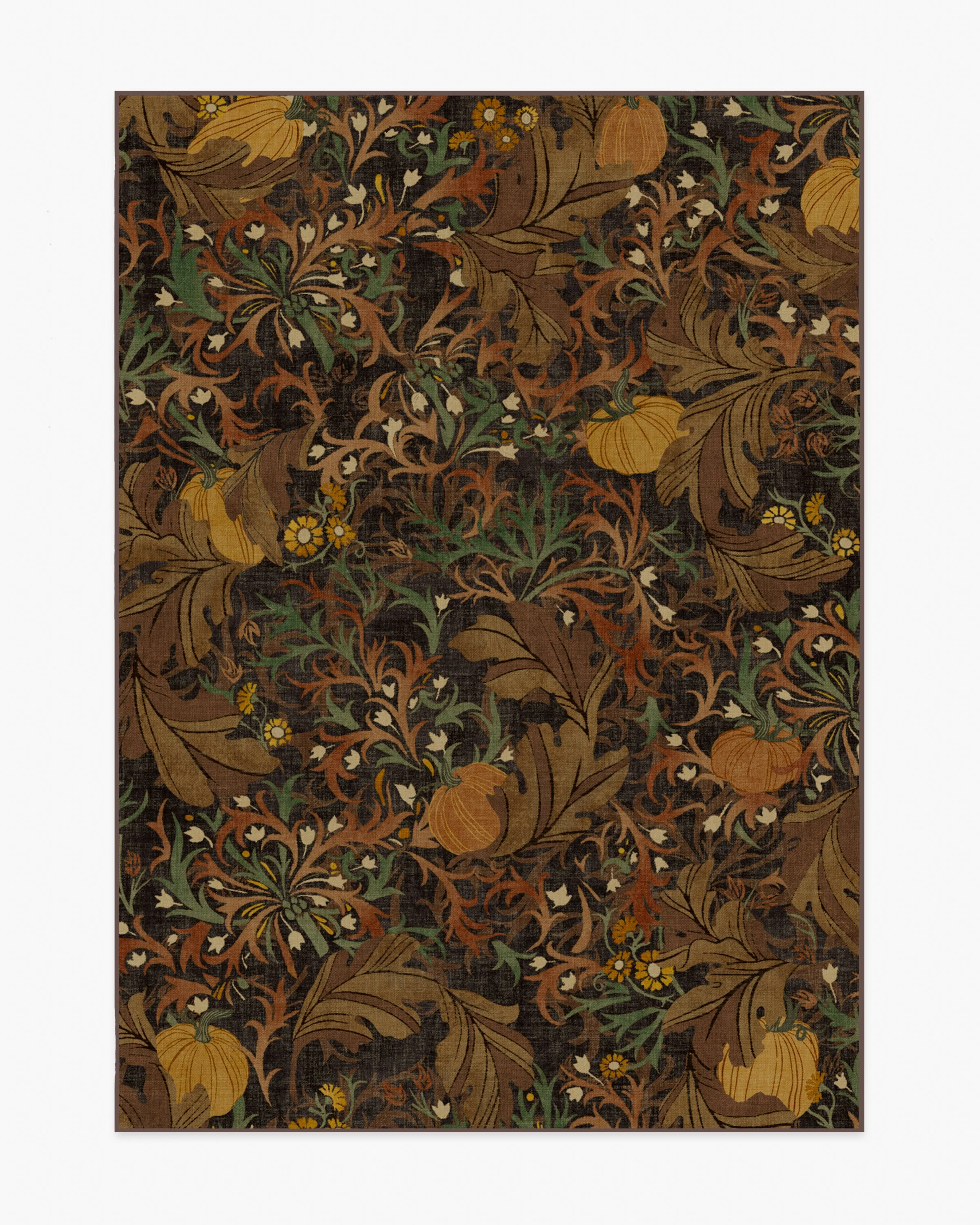 Autumn Canopy Dark Wood Flatwoven Rug
