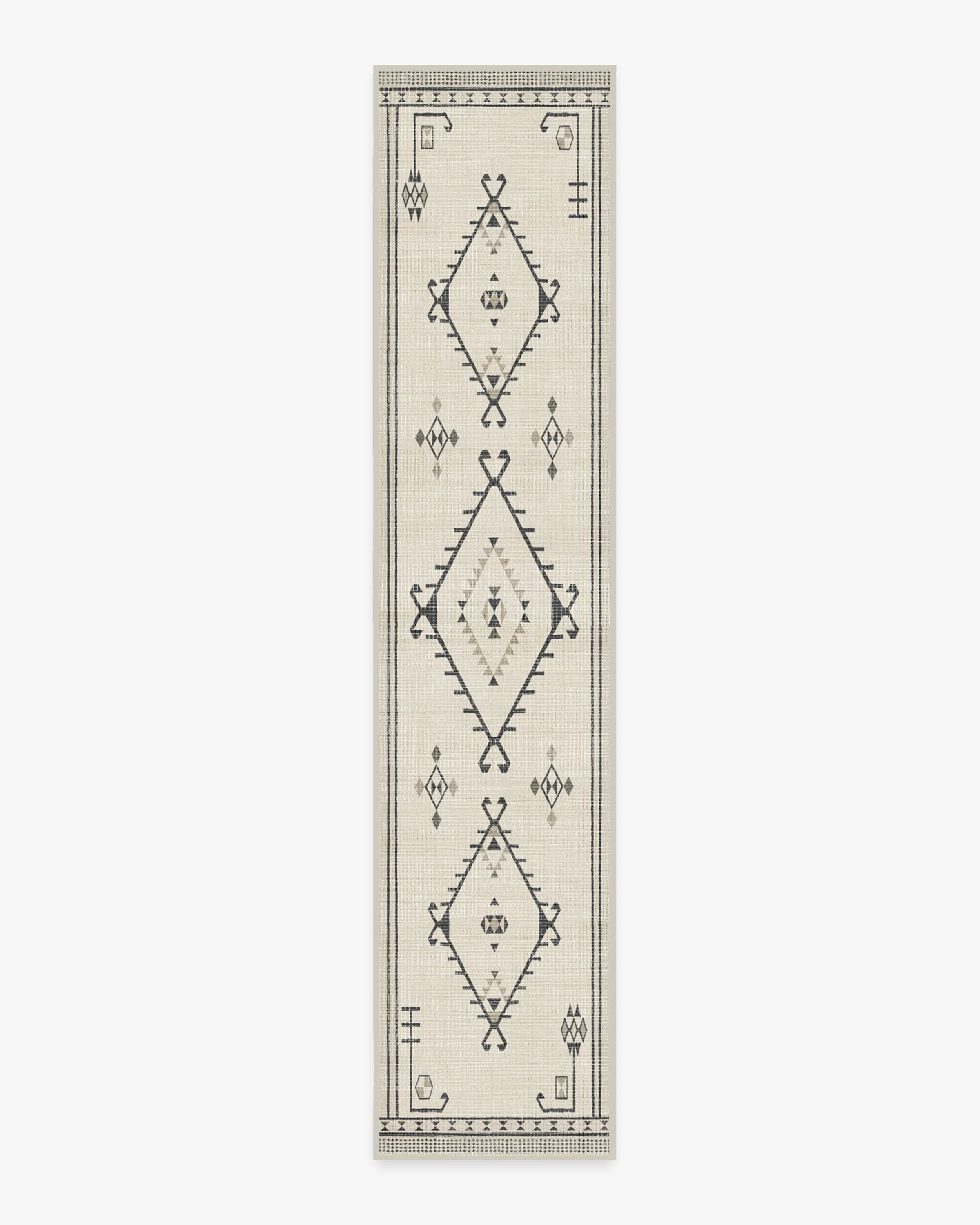 Damali Black & White Rug