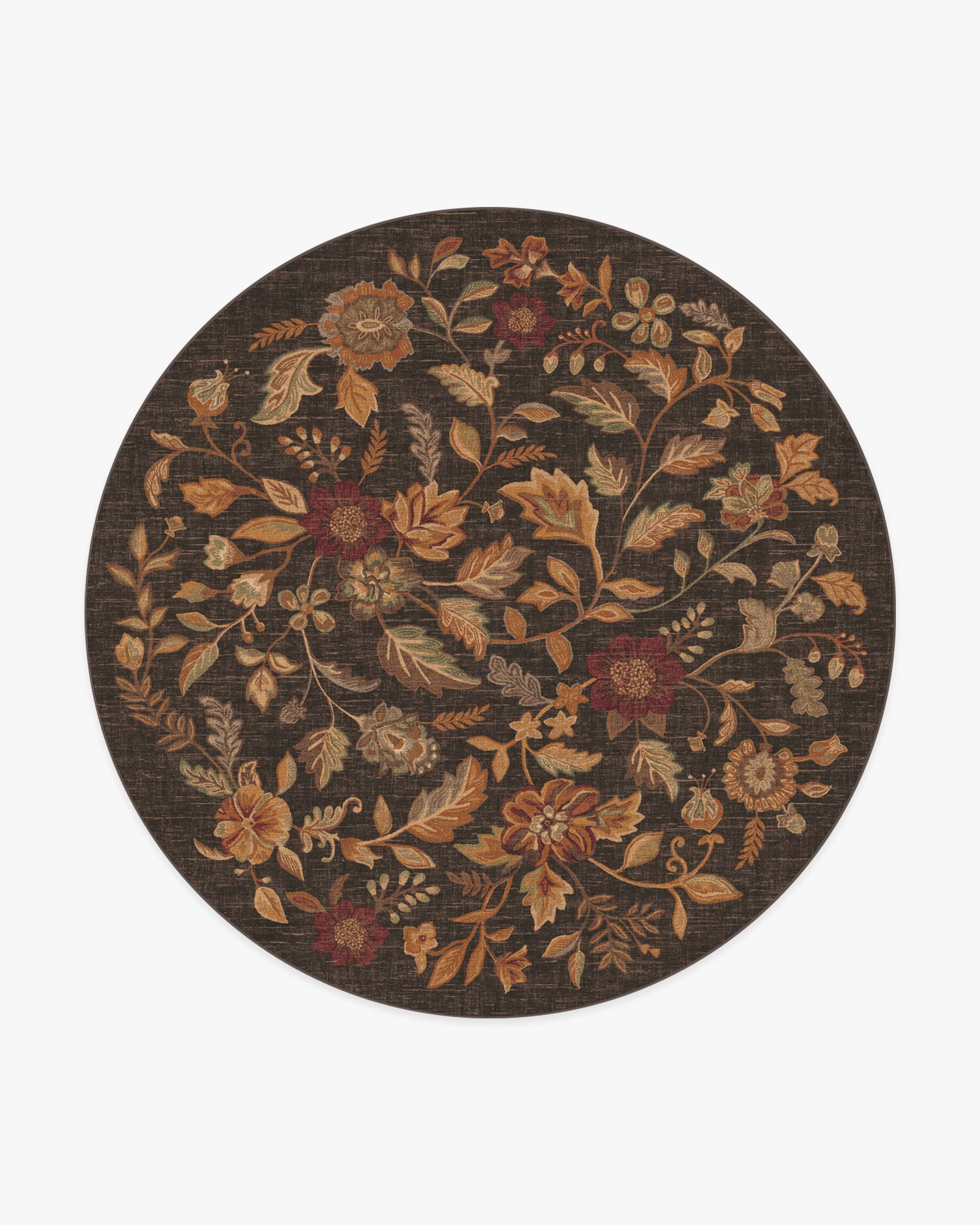 Anonna Dark Wood Flatwoven Rug