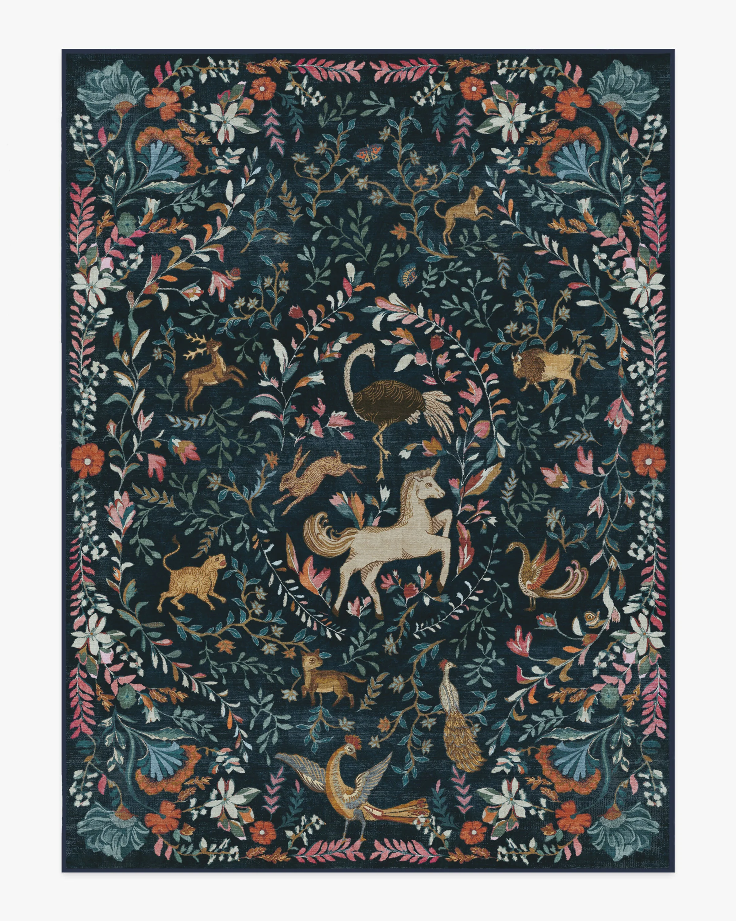 Dreamweaver Blue Multicolor Rug by Iris Apfel