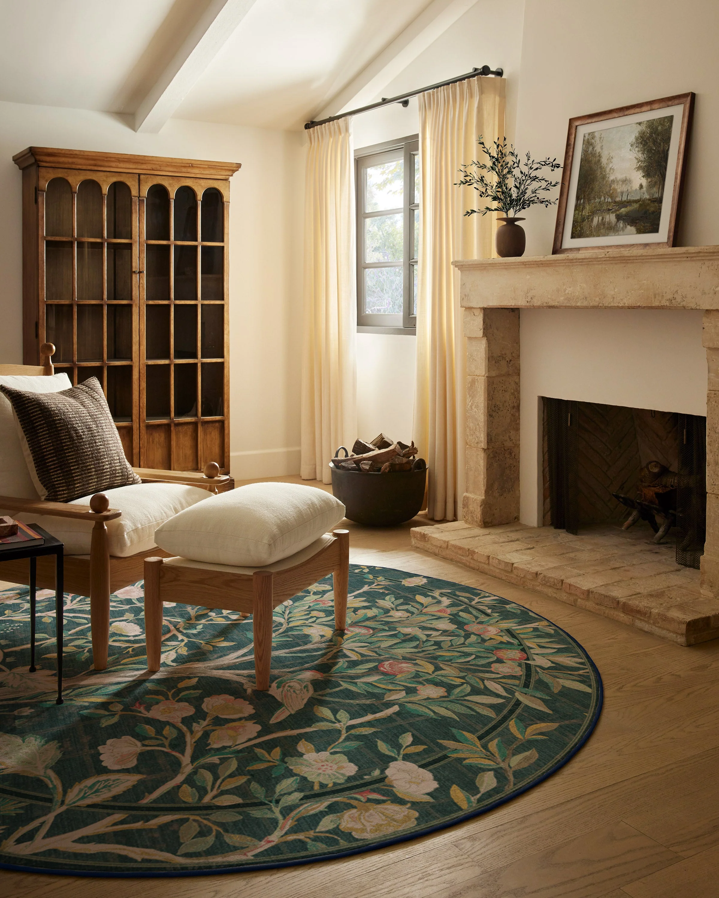Melsetter Teal Green Rug by Morris & Co.