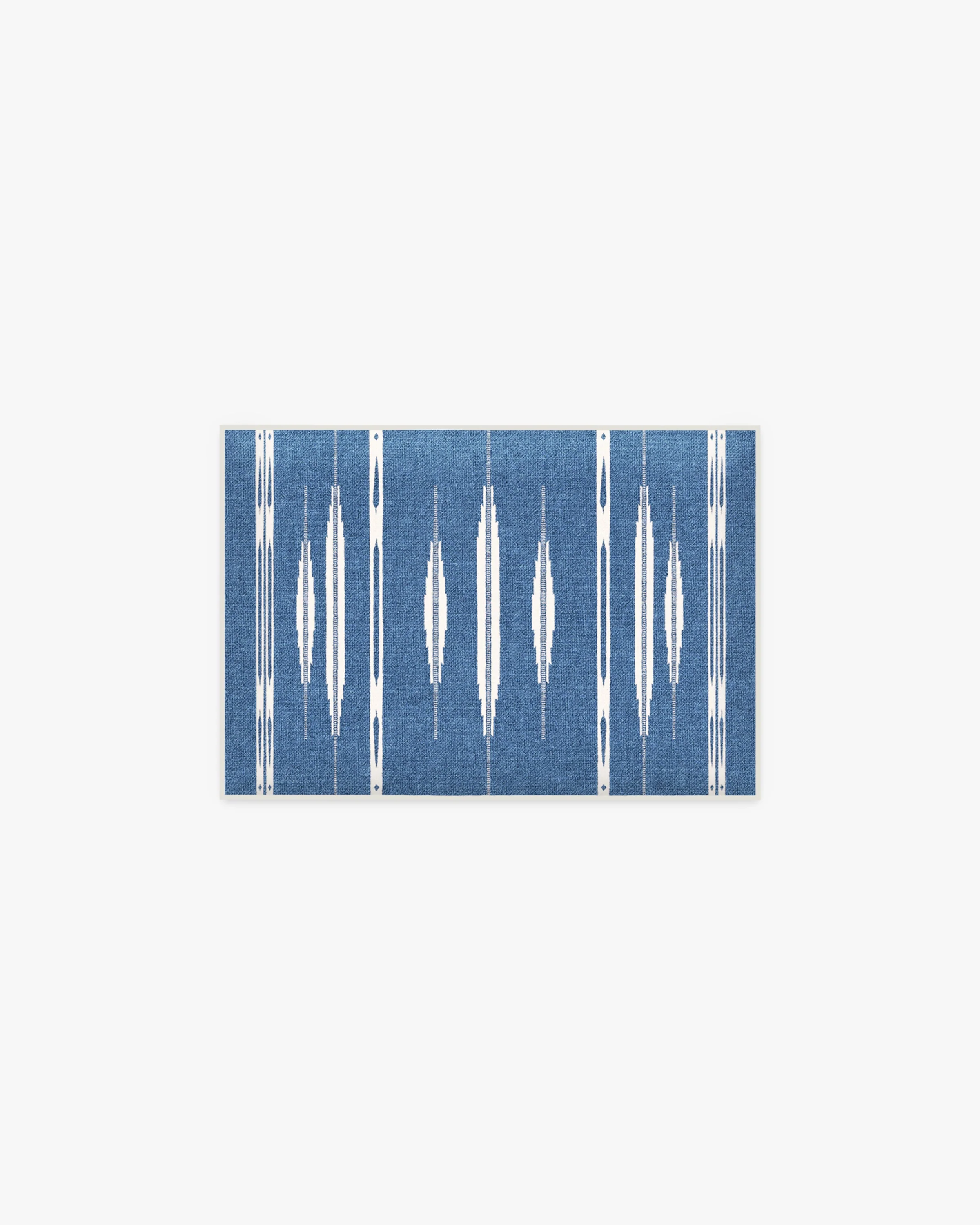 Raye Blue & Ivory Bath Mat