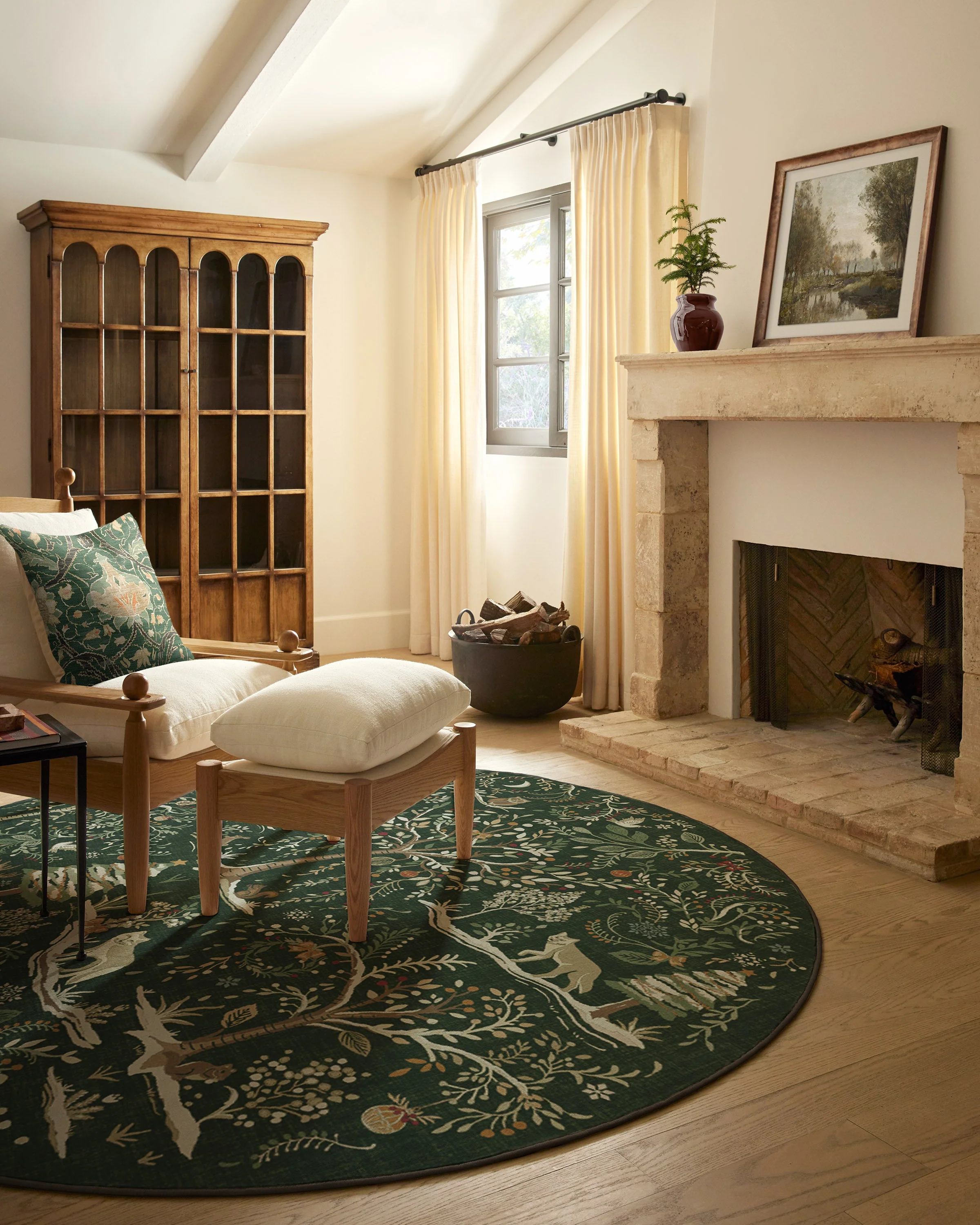 Elwood Forest Green Flatwoven Rug
