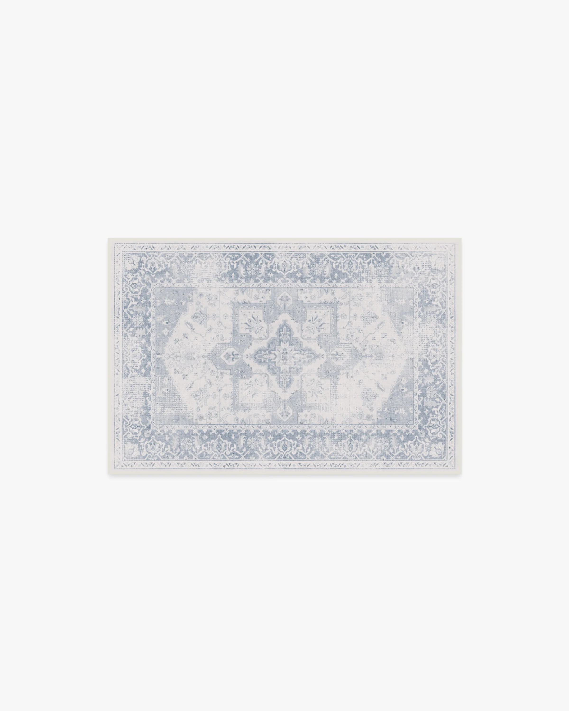 Kira Soft Blue Flatwoven Rug
