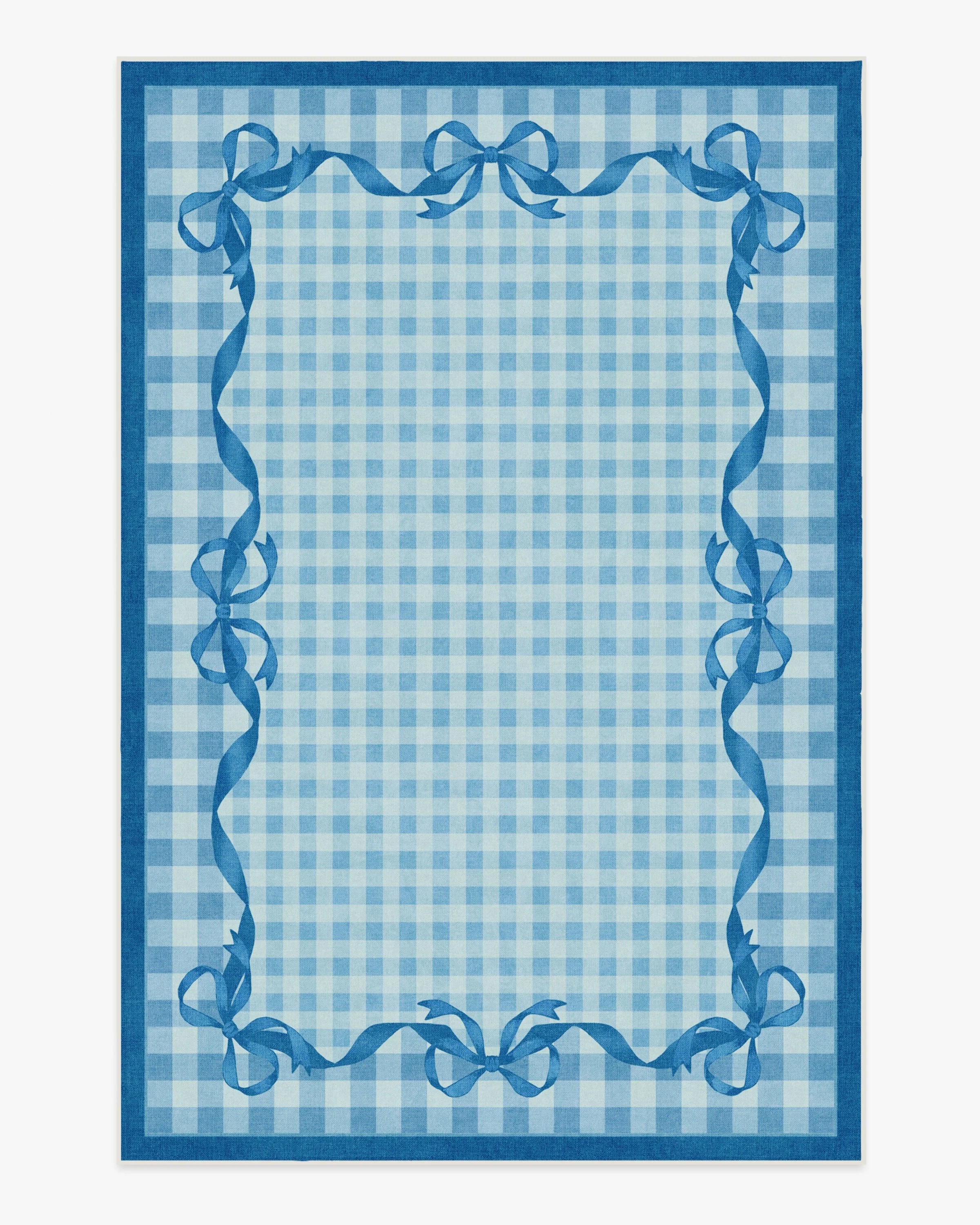 Audrey Blue Flatwoven Rug by Mrs. Alice
