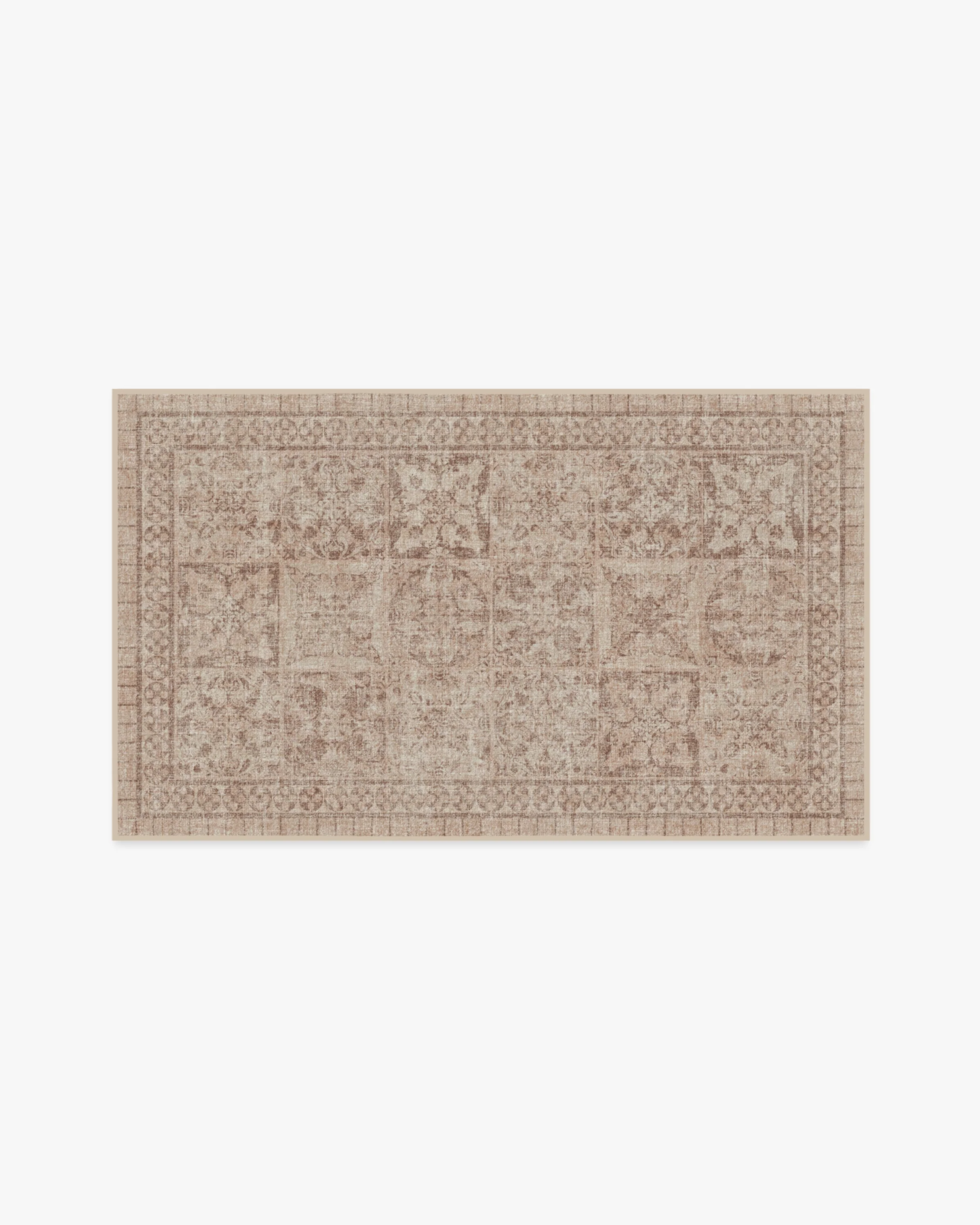 Astoria Rose Gold Flatwoven Rug by The Hiltons